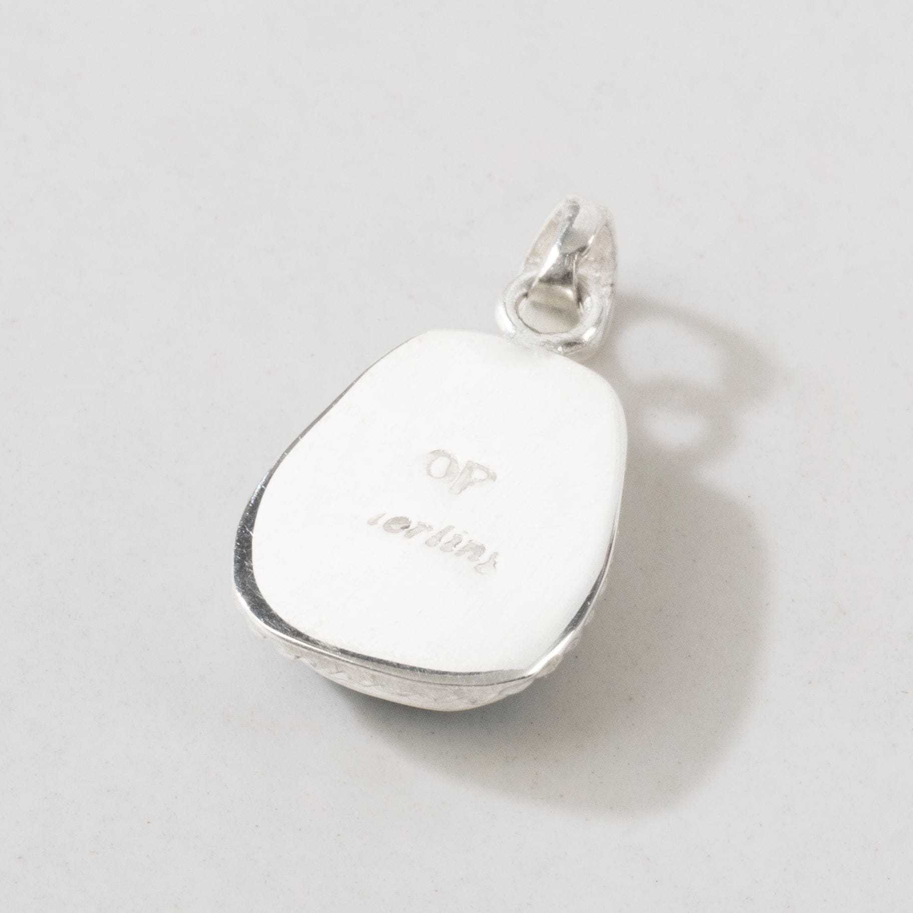 Kalifano Southwest Silver Jewelry Kingman Turquoise USA Handmade 925 Sterling Silver Pendant NMN.0017.TQ