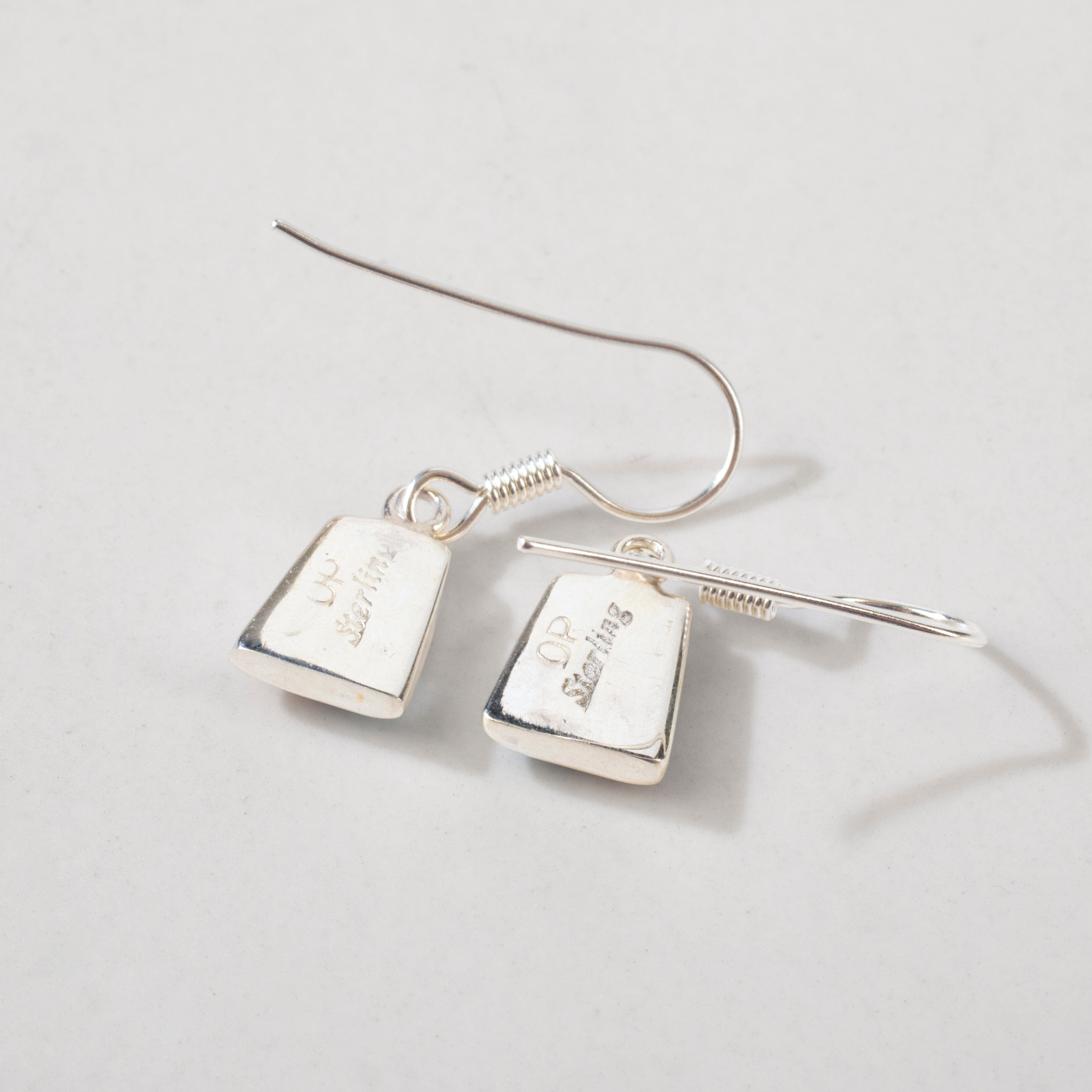 Kalifano Southwest Silver Jewelry Multi Gem 925 Sterling Silver USA Handmade Earrings with French Hook NME.0240S.MT