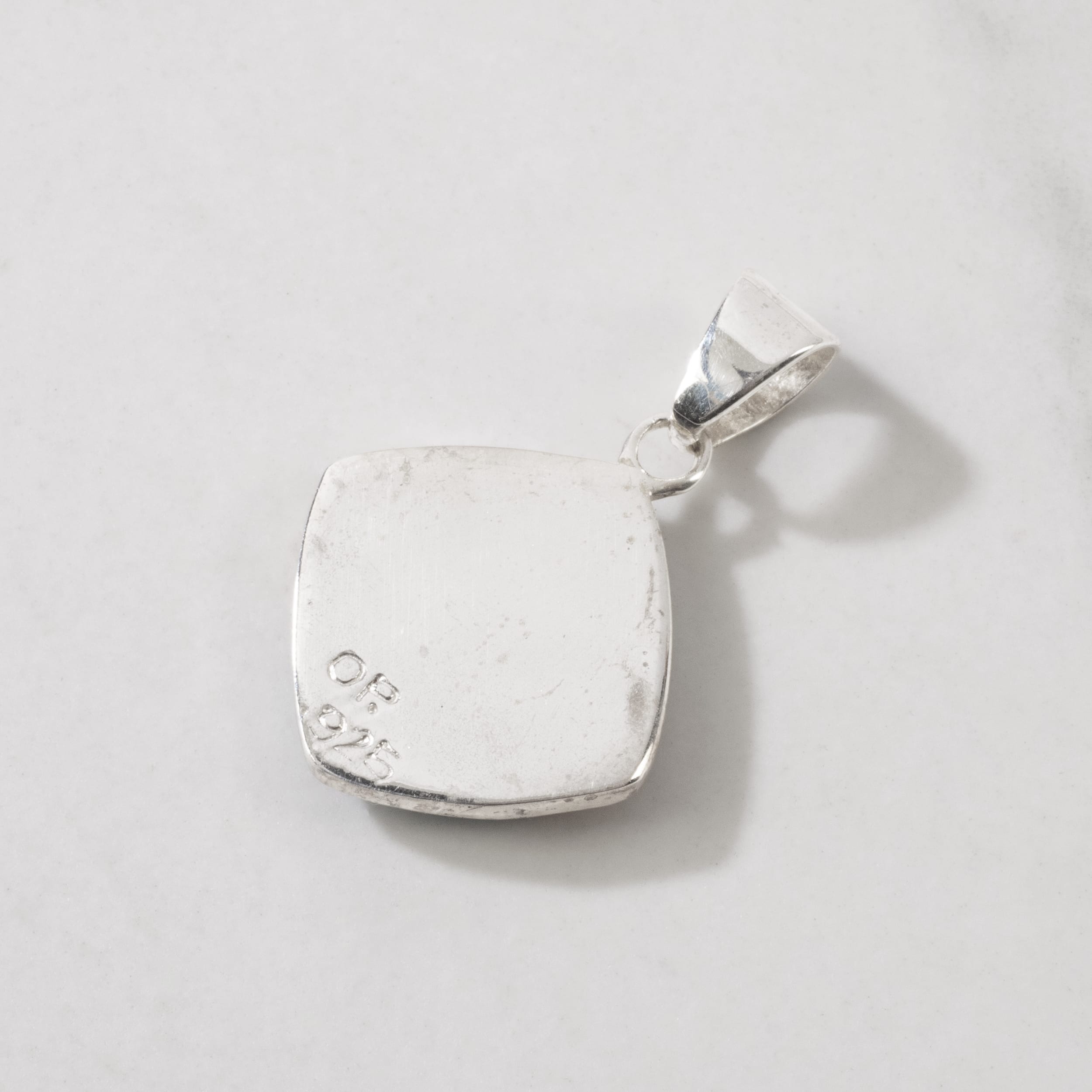 Kalifano Southwest Silver Jewelry Multi Gemstone 925 Sterling Silver Pendant USA Handmade with Opal Accent NMN.2241.MT