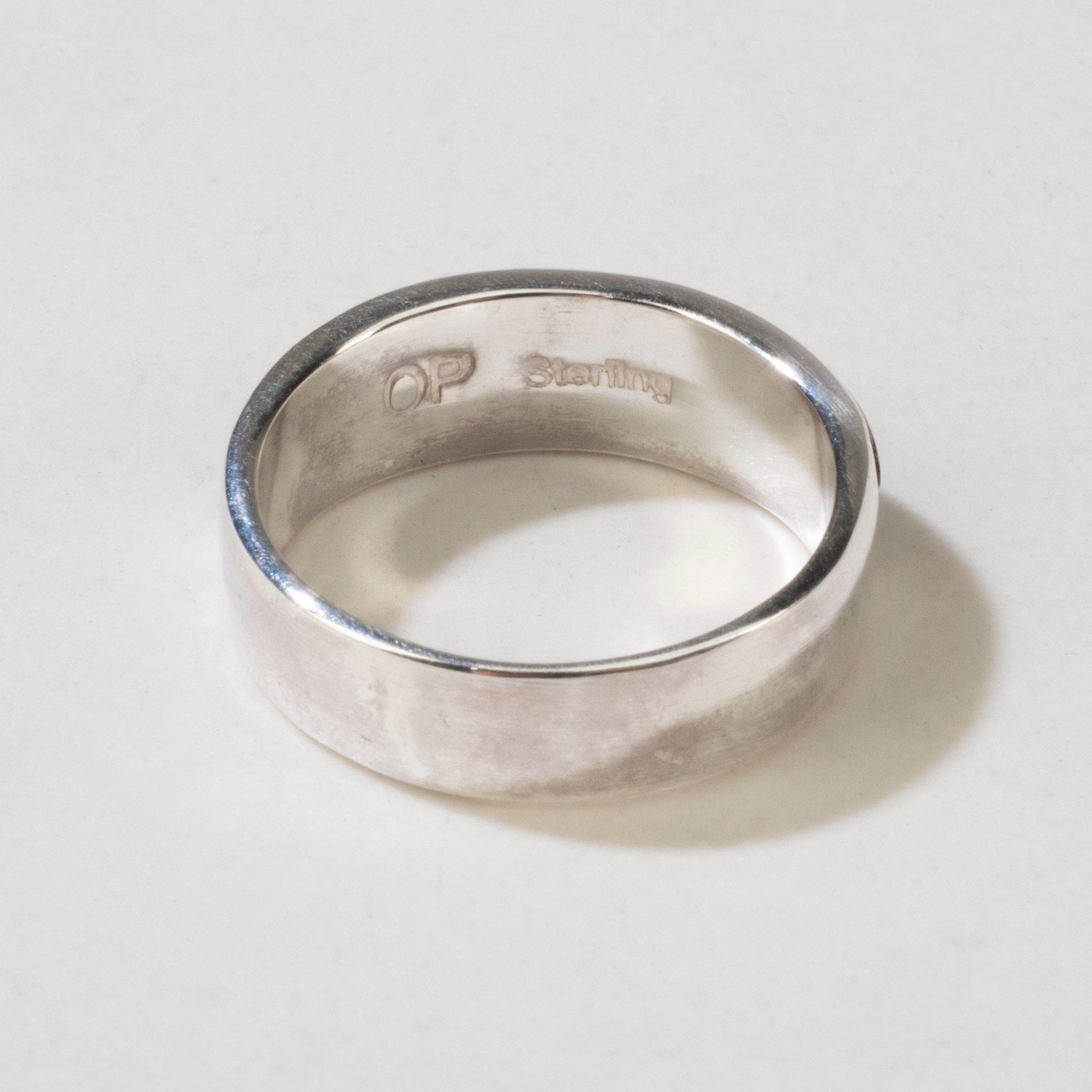 Kalifano Southwest Silver Jewelry Tiger Eye 925 Sterling Silver Ring USA Handmade with Laboratory Opal Accent