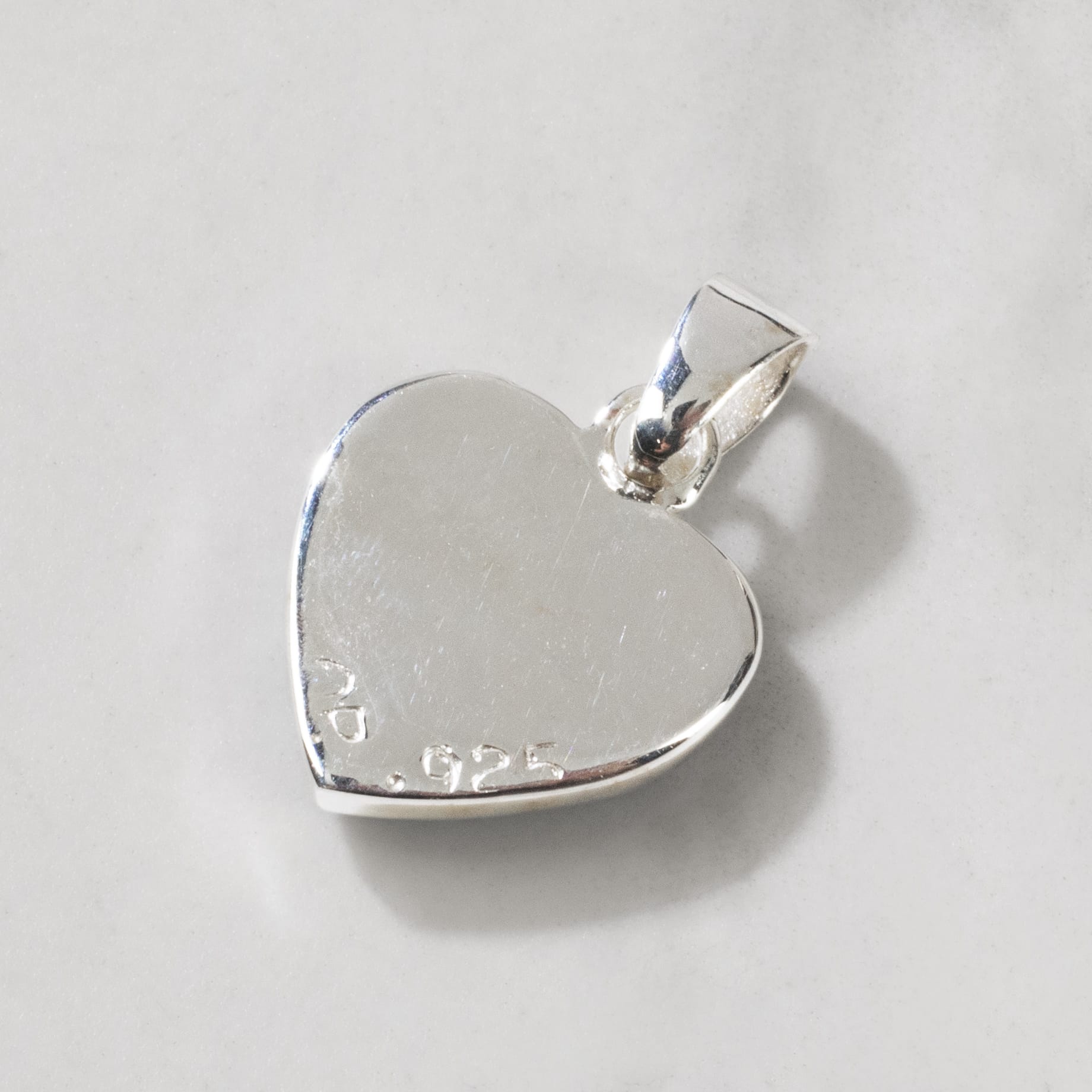 Kalifano Southwest Silver Jewelry Turquiose Heart 925 Sterling Silver Pendant USA Handmade with Aqua Opal Accent NMN.2240.TQ