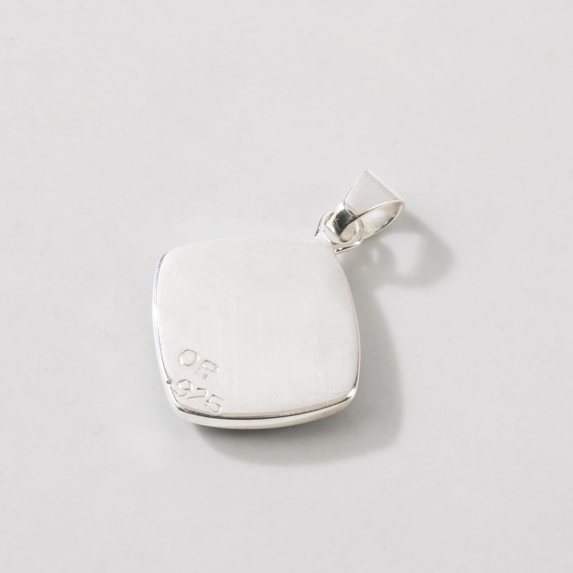 Kalifano Southwest Silver Jewelry Turquoise 925 Sterling Silver Pendant USA Handmade with Opal Accent NMN.2241.TQ