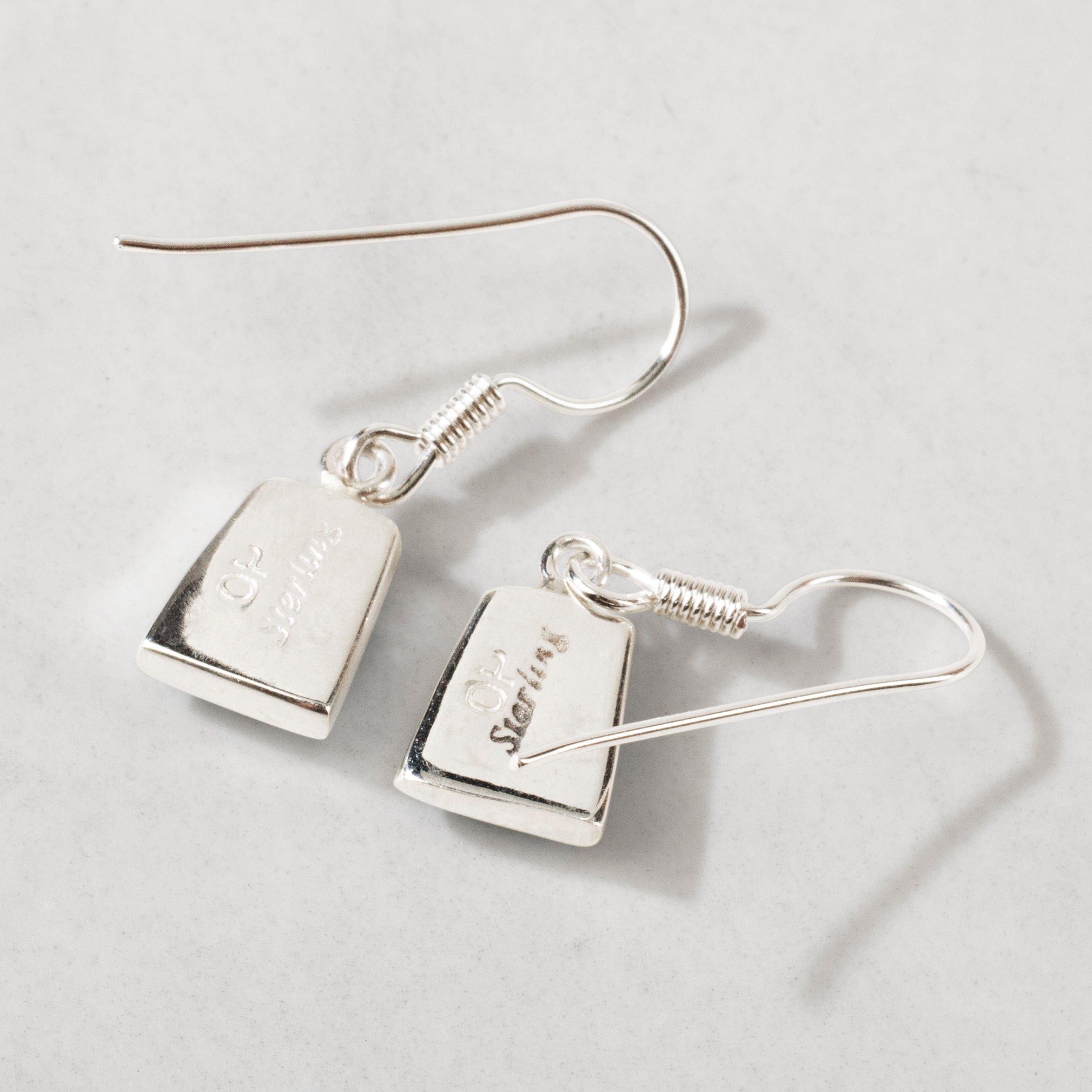 Kalifano Southwest Silver Jewelry Turquoise 925 Sterling Silver USA Handmade Earrings with French Hook NME.0240S.TQ