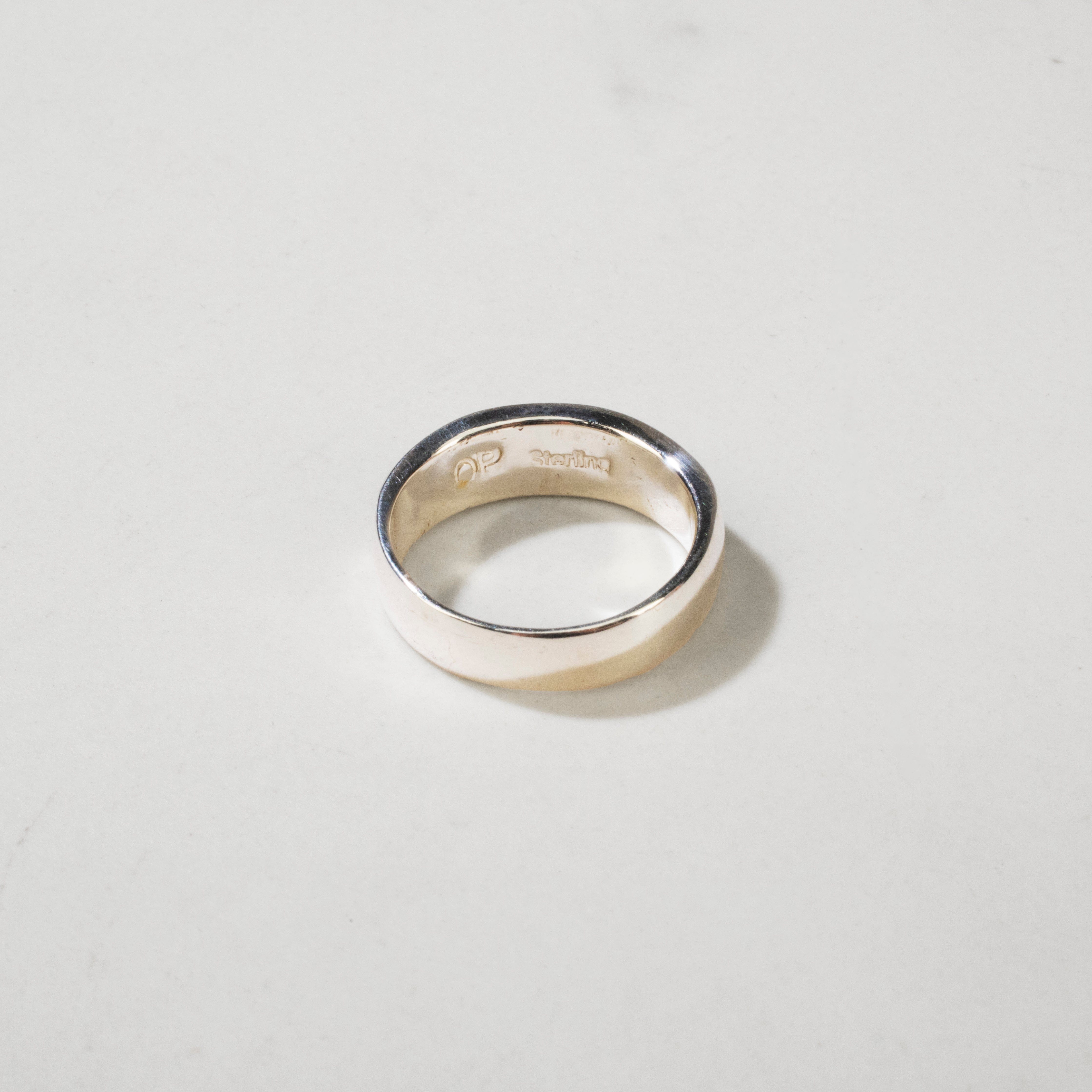Kalifano Southwest Silver Jewelry White Buffalo Turquoise 925 Sterling Silver Ring USA Handmade with Laboratory Opal Accent