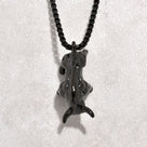 Black Bull Steel Hearts Necklace