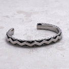 Peakline Woven Steel Hearts Cuff