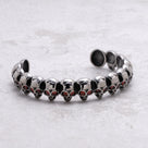 Skull Master Steel Hearts Cuff