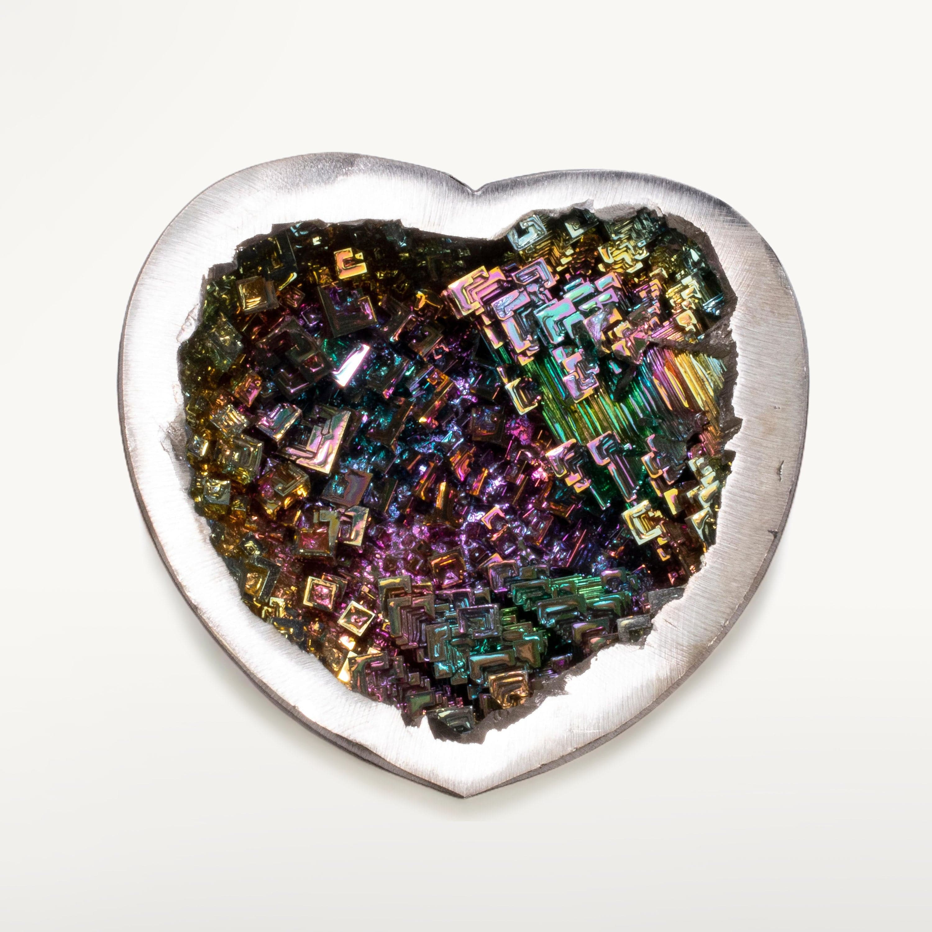 KALIFANO TUMBLED STONES Bismuth Heart - 4.5" BISMUTH-H