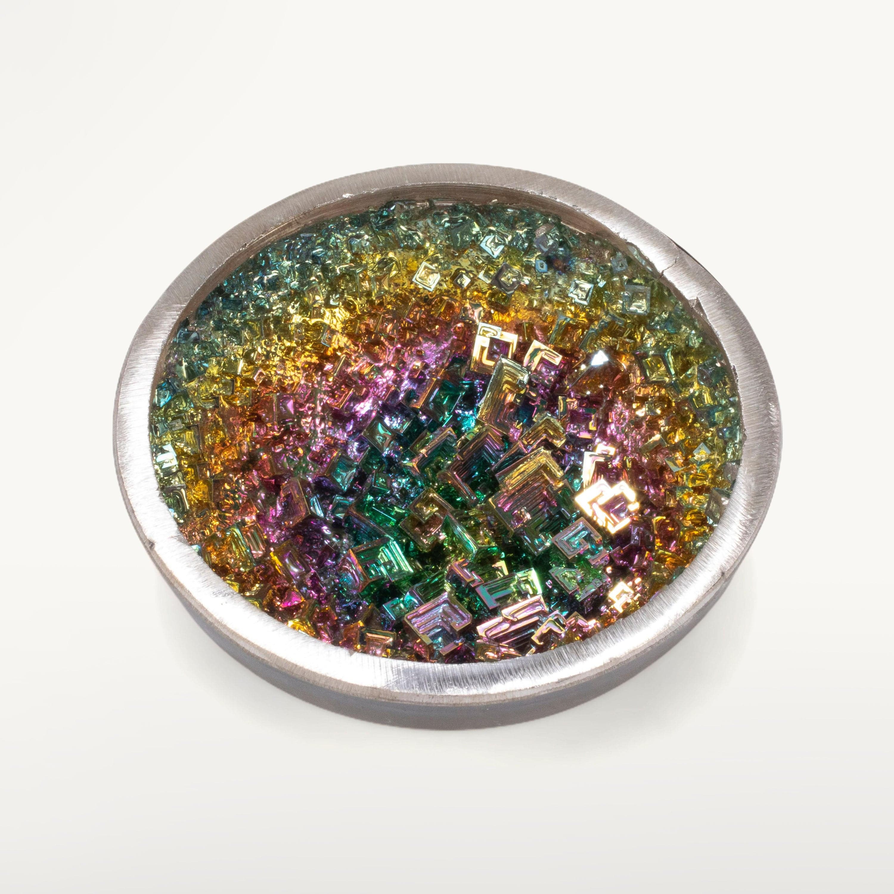 KALIFANO TUMBLED STONES Bismuth Ore Bowl - 4.5" BISMUTH-B
