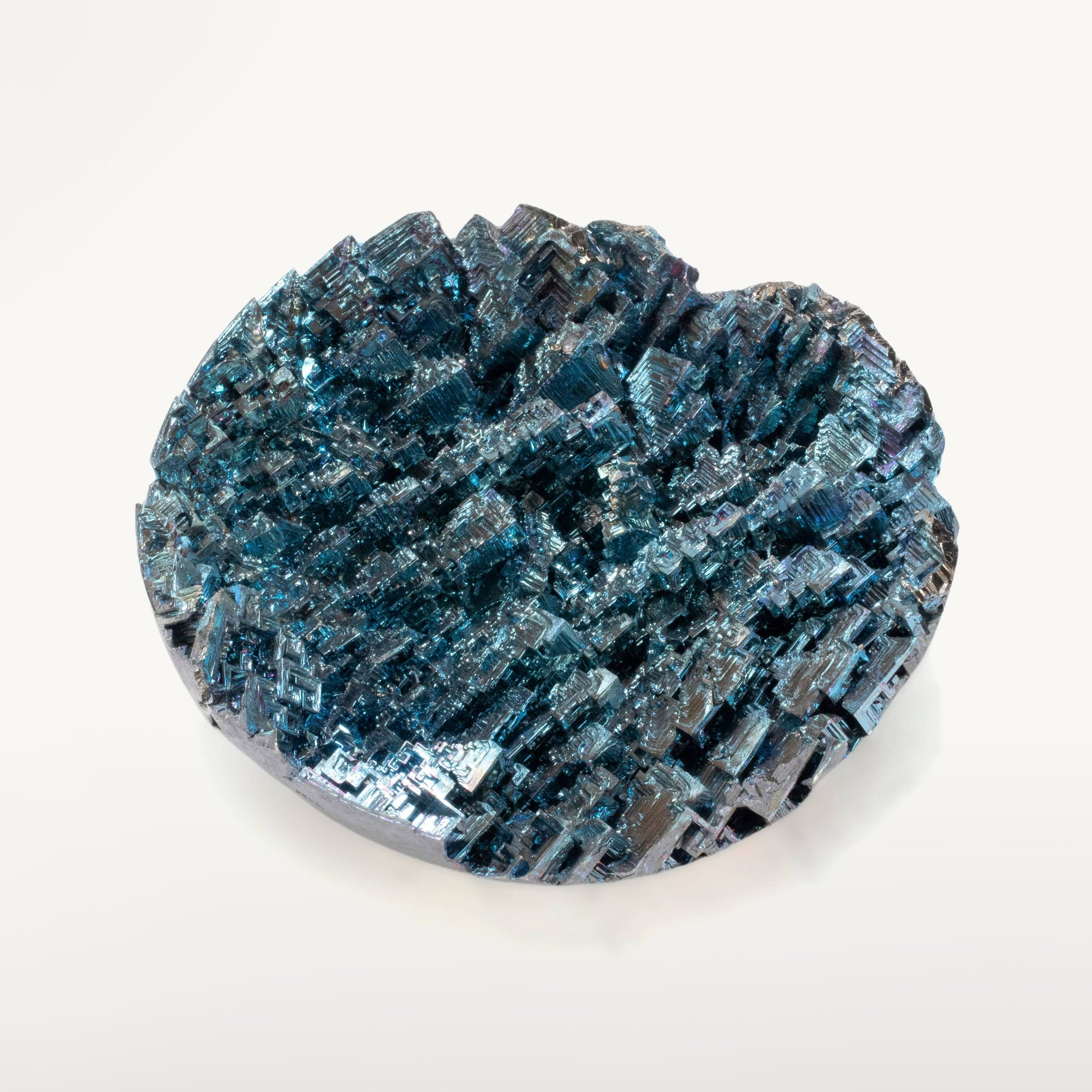 KALIFANO TUMBLED STONES Blue Bismuth Geode - 7" / 1,700 grams BISMUTH-BLG-L-003