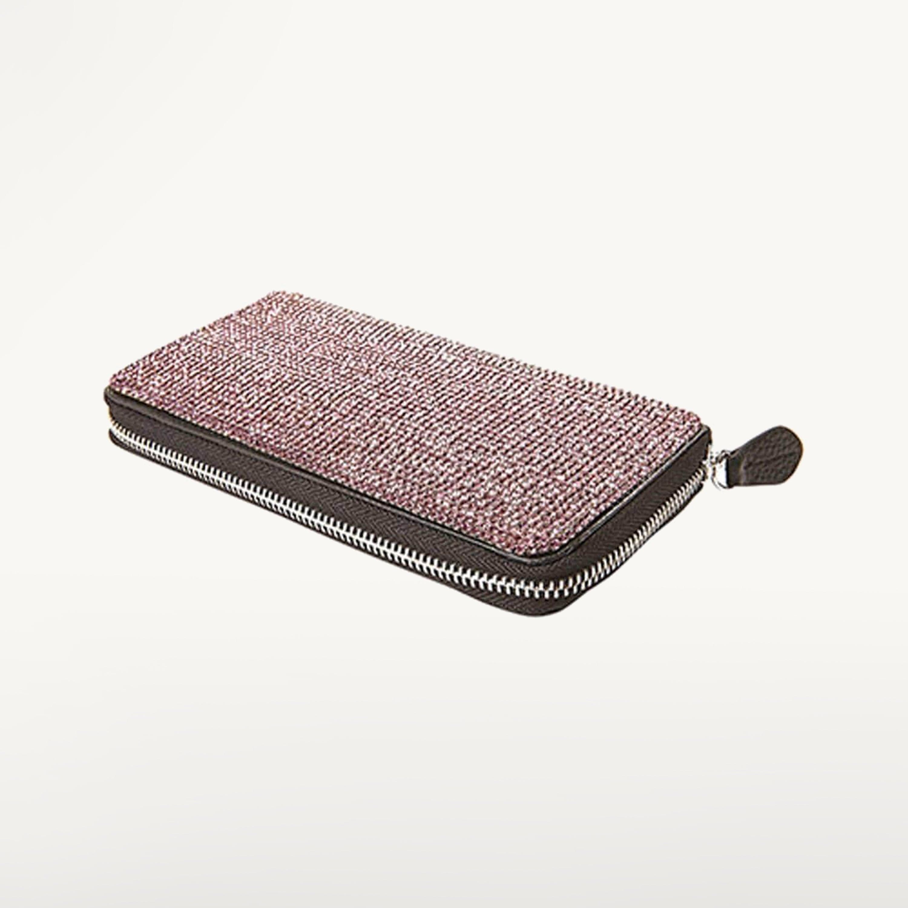 Kalifano Wallets & Purses SW-003C-PL - Wallet made with Provence Lavender Crystals SW-003C-PL