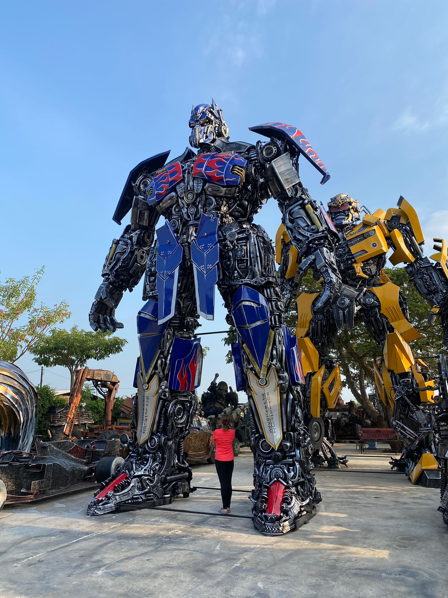 26.5 Feet Tall Optimus Prime Inspired Sculpture