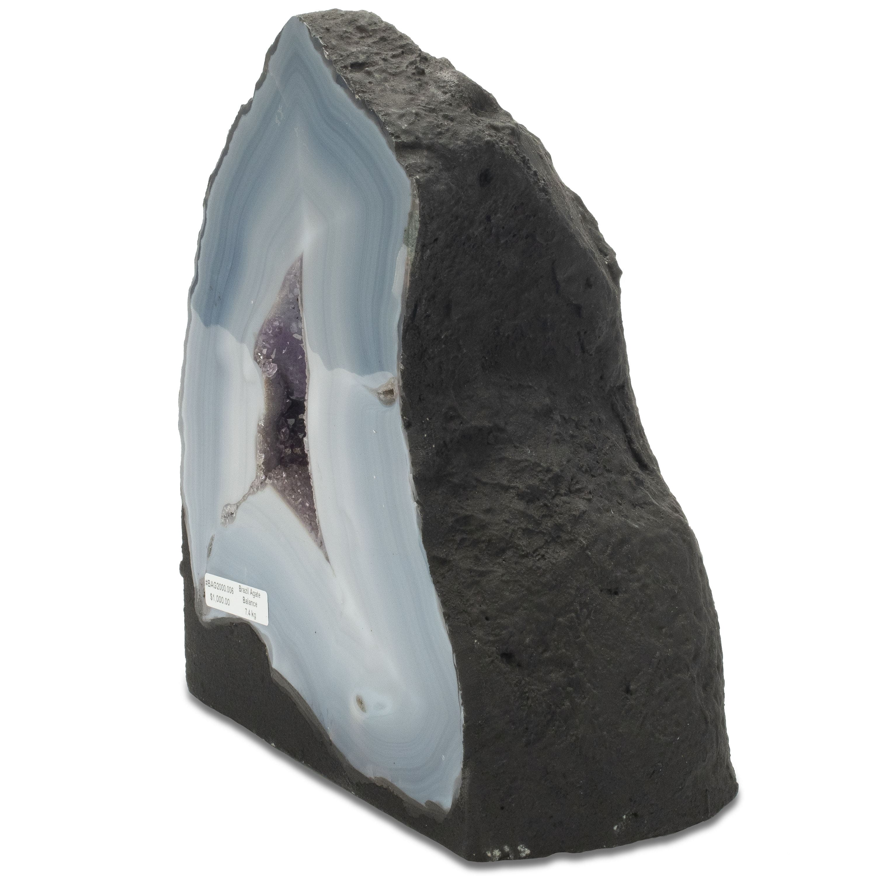Kalifano Agate Agate Geode - 10 in. / 16 lbs BAG2000.006