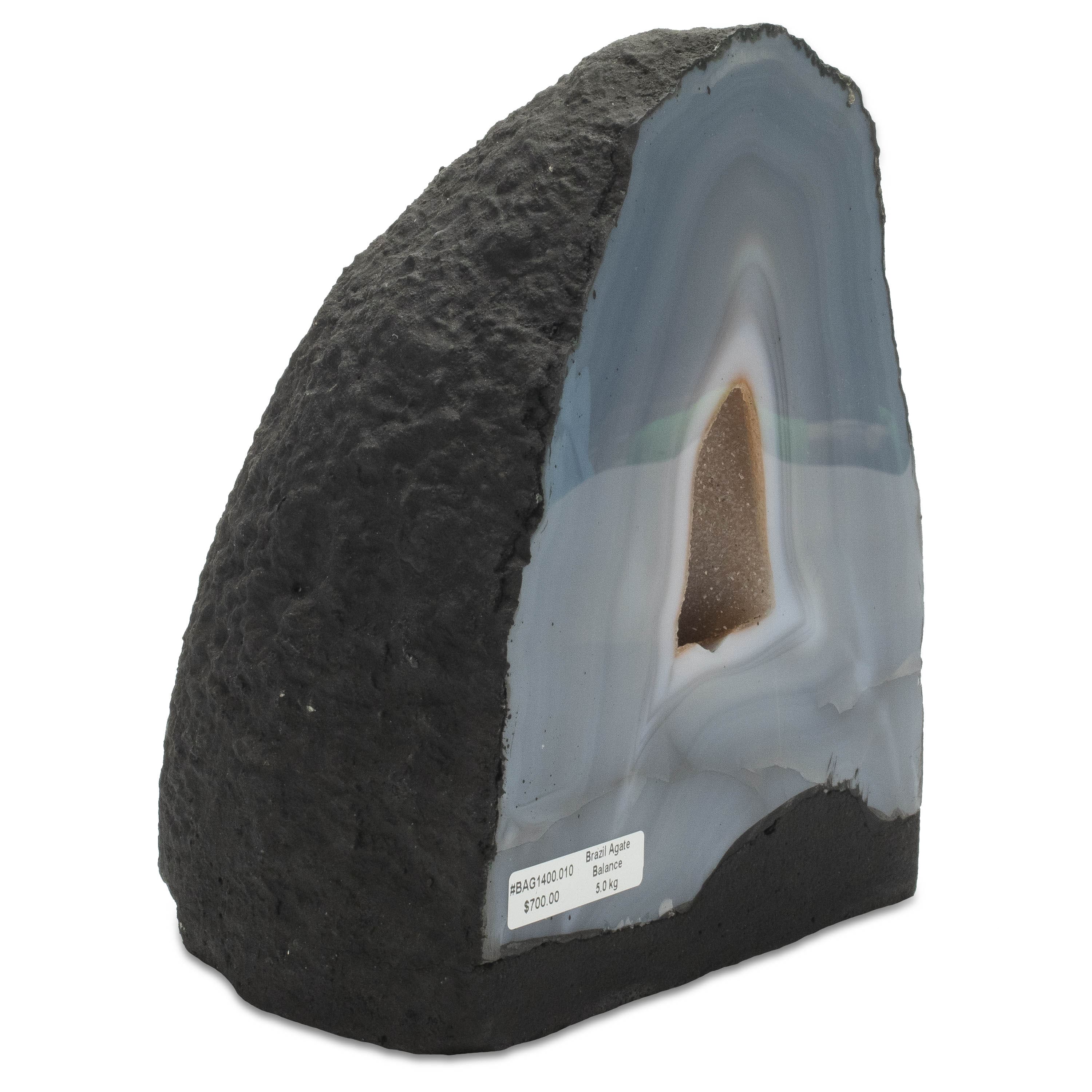 Kalifano Agate Agate Geode - 8 in. / 11 lbs BAG1400.010