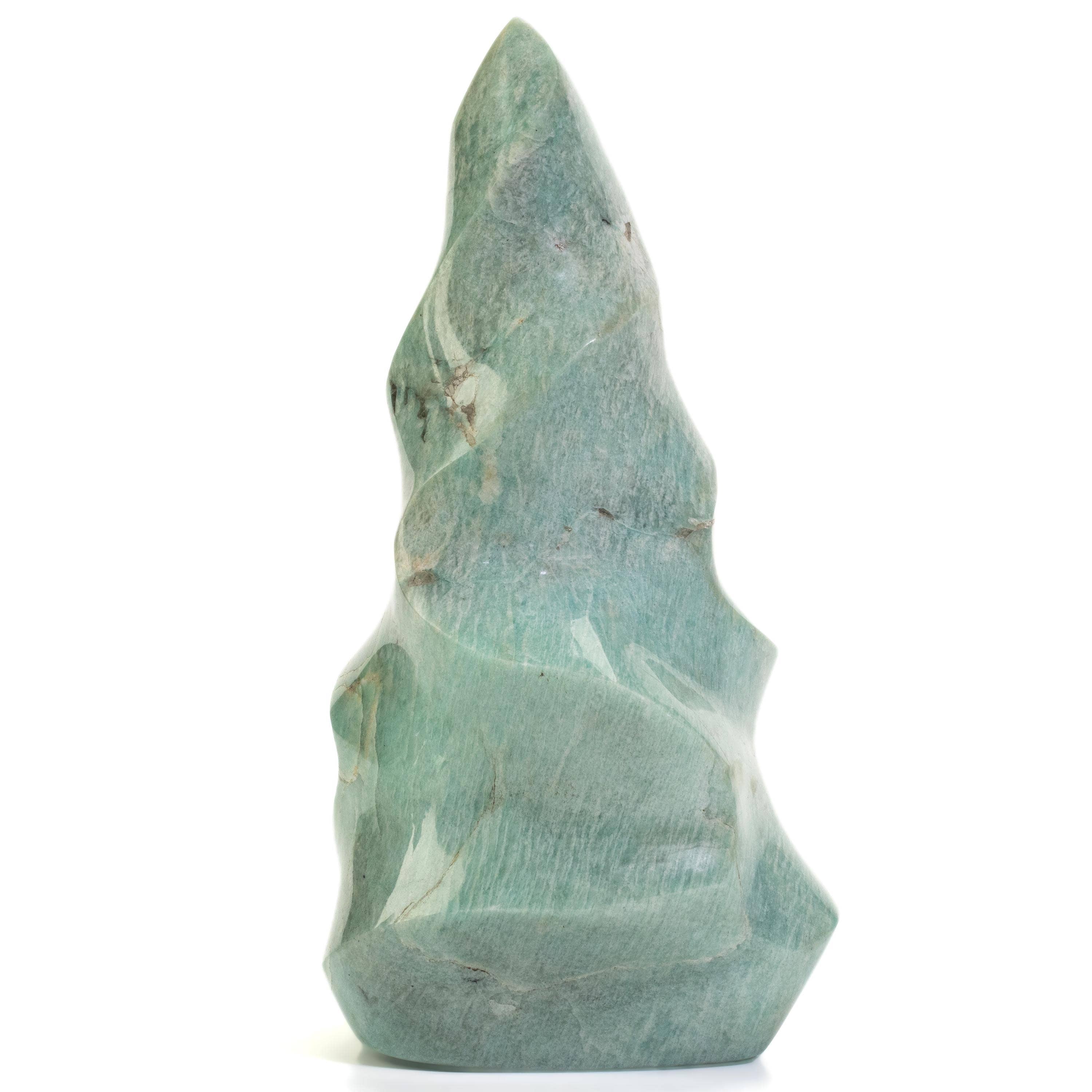 Kalifano AMAZONITE Amazonite Twist Flame - 9" / 2,400g CBF1600-AZ