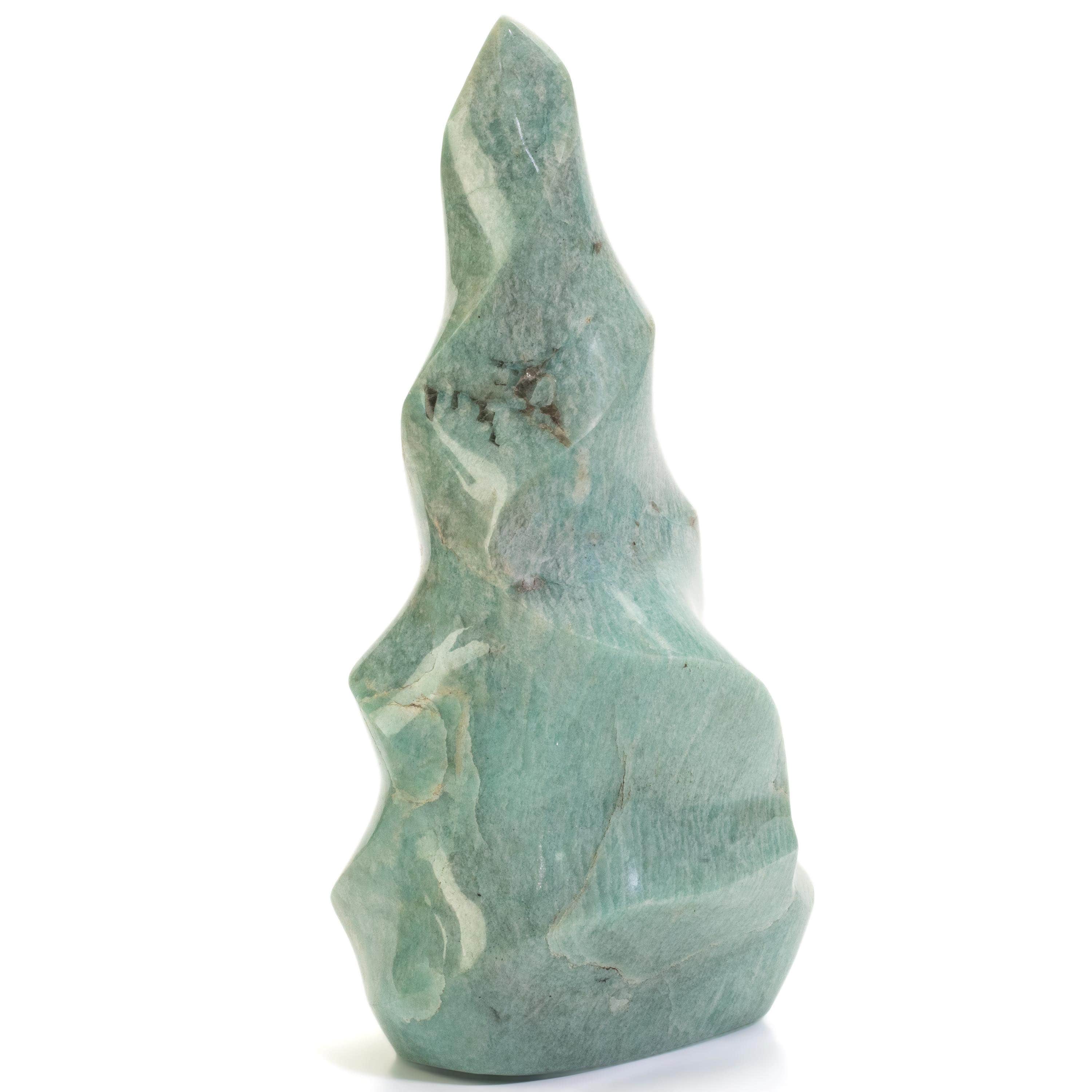 Kalifano AMAZONITE Amazonite Twist Flame - 9" / 2,400g CBF1600-AZ