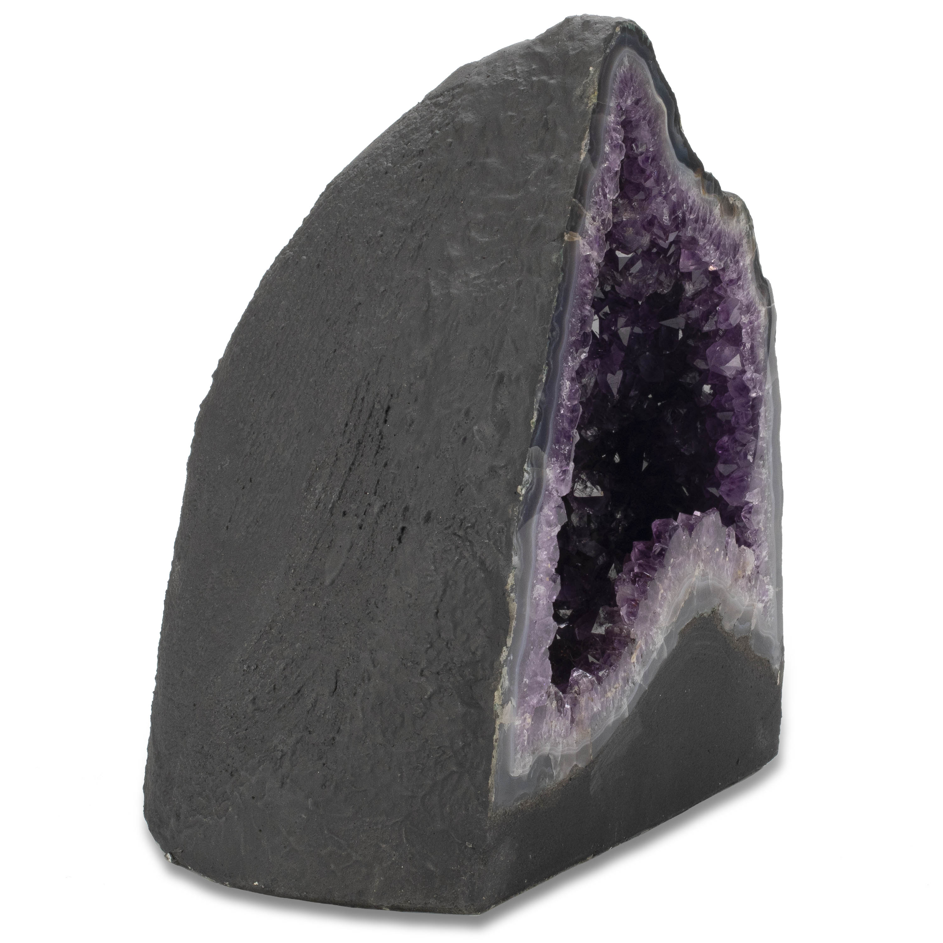Kalifano Amethyst Amethyst Geode Cathedral - 11" / 31 lbs BAG5000.002