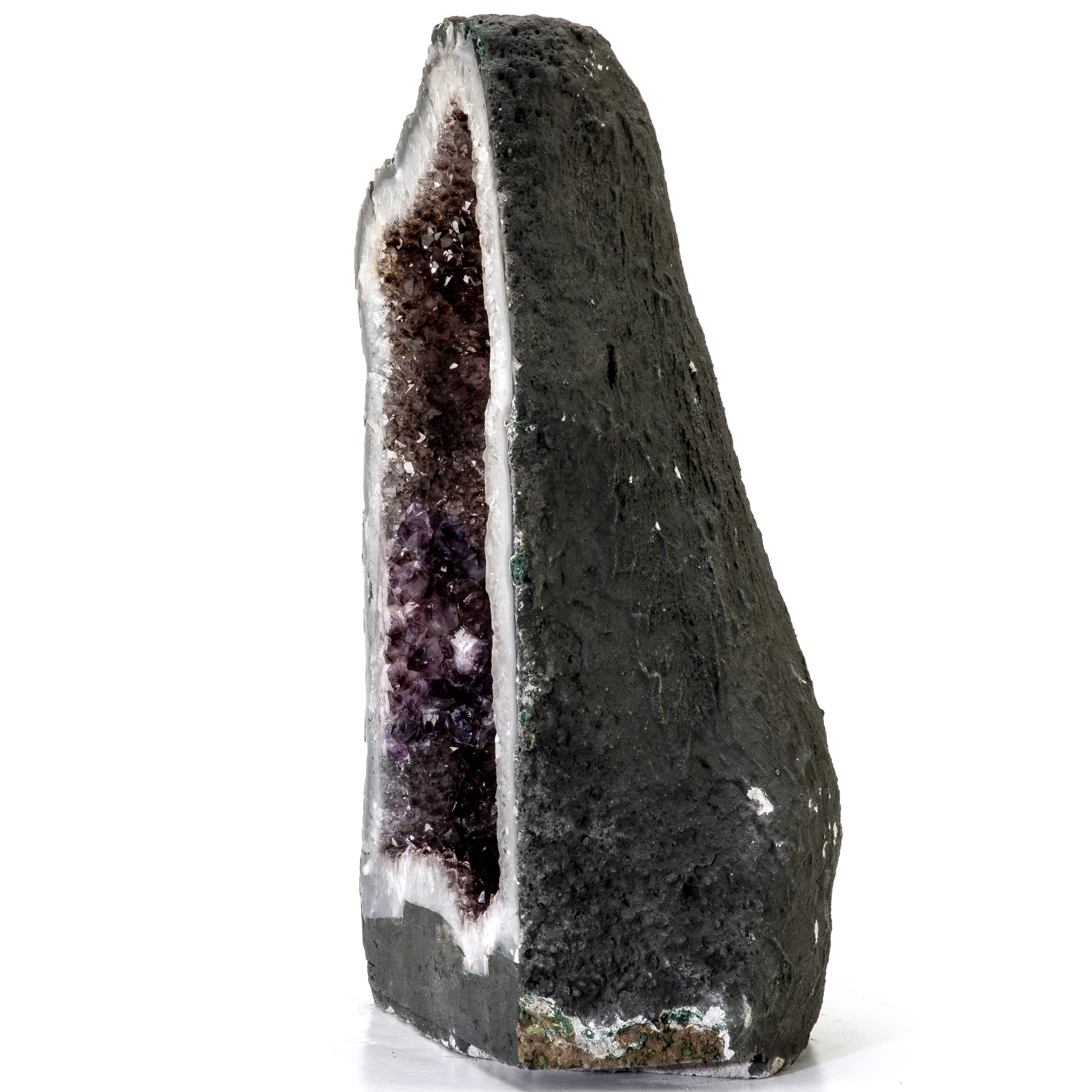 Kalifano Amethyst Natural Brazilian Amethyst Crystal Geode Cathedral - 20 in / 58 lbs BAG5100.005