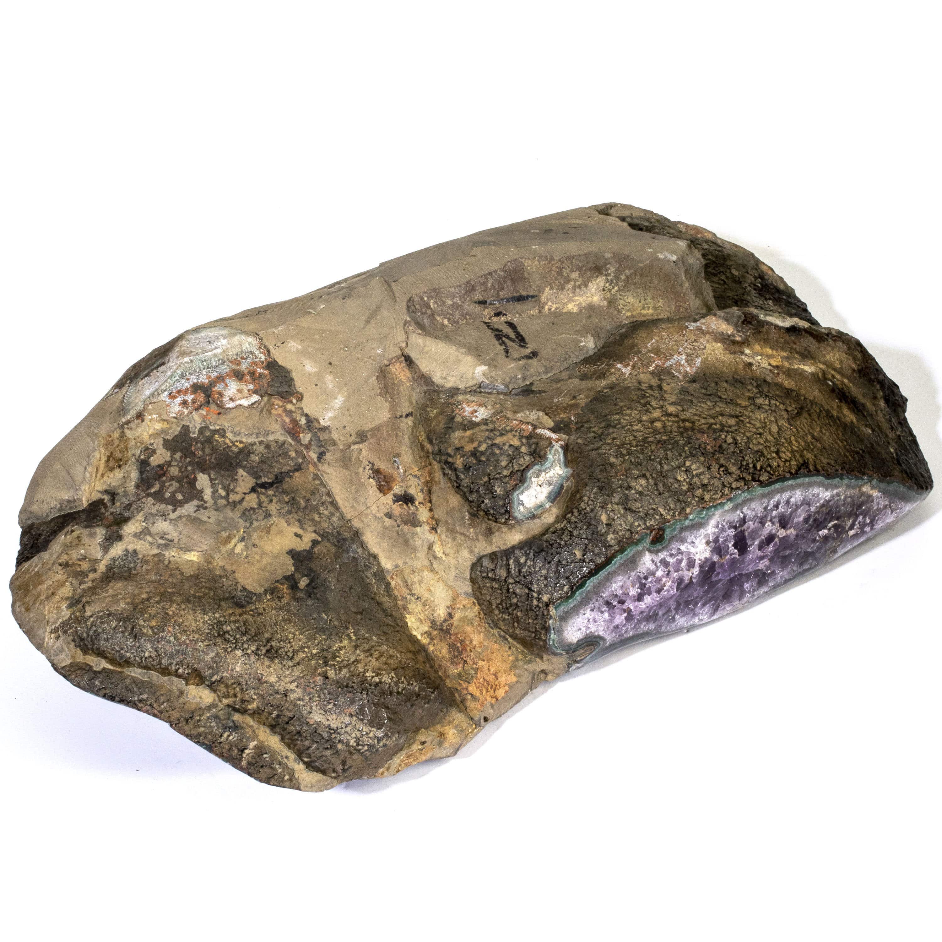 Kalifano Amethyst Uruguayan Amethyst Geode - 20.9 lbs / 5 in. UAG4000.012