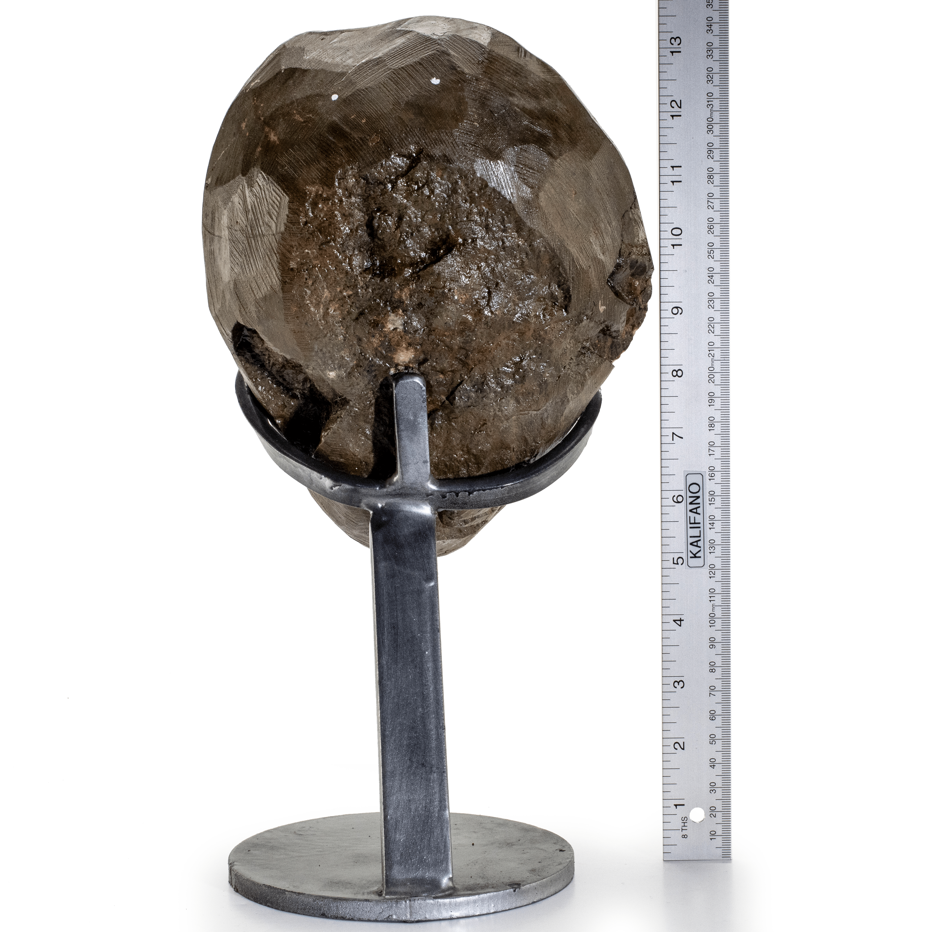 Kalifano Amethyst Uruguayan Amethyst Geode on Custom Stand - 11.1 lbs / 14 in. UAG2200.006