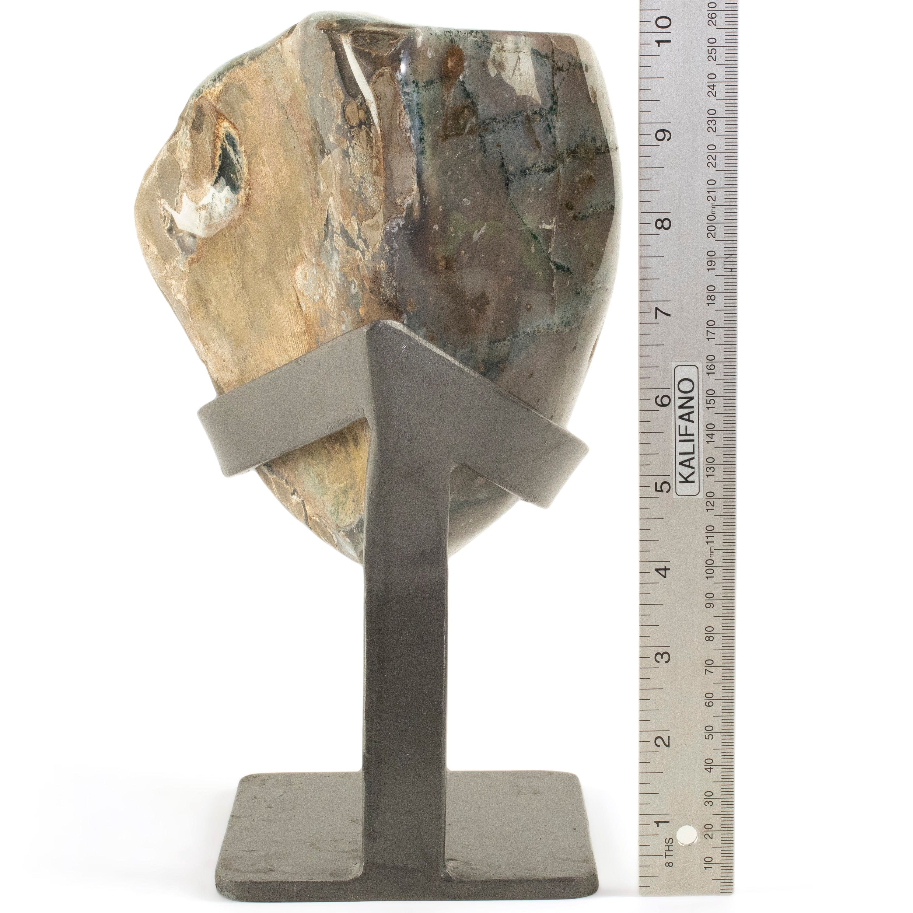 Kalifano Amethyst Uruguayan Amethyst Geode on Custom Stand - 11.7 lbs / 10 in. UAG5300.001
