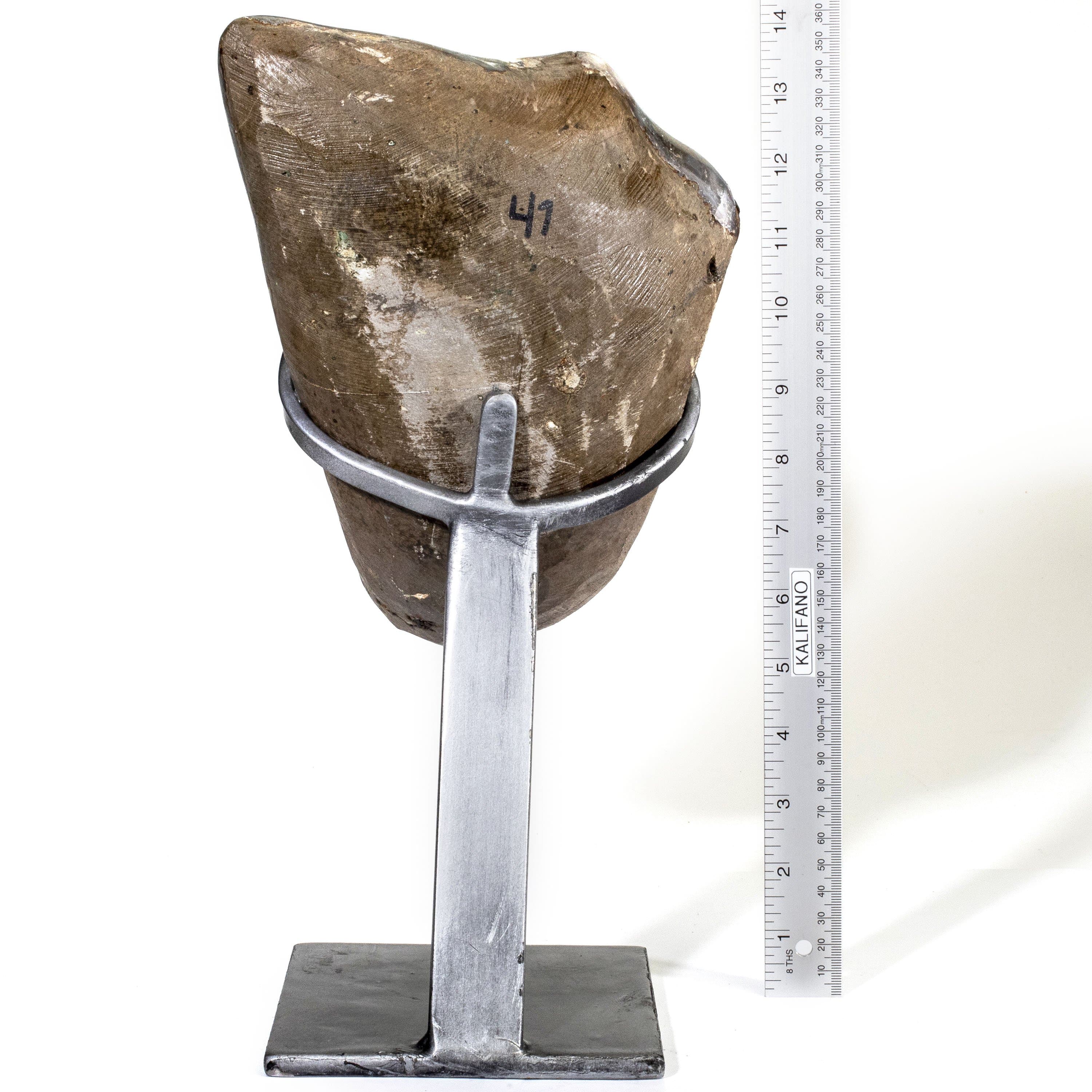 Kalifano Amethyst Uruguayan Amethyst Geode on Custom Stand - 13.7 lbs / 14 in. UAG5000.003