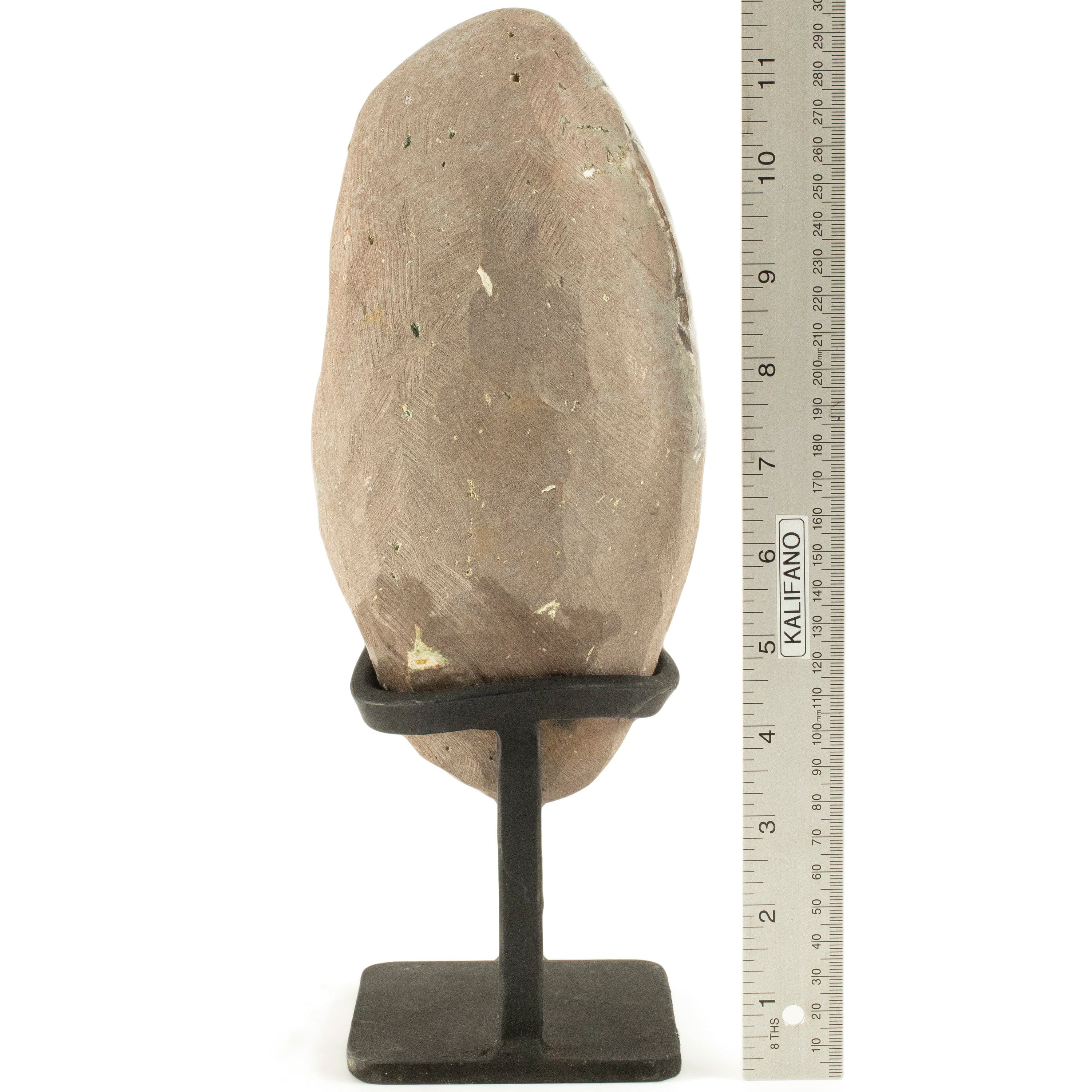 Uruguayan Amethyst Geode on Custom Stand - 7.7 lbs / 12 in.