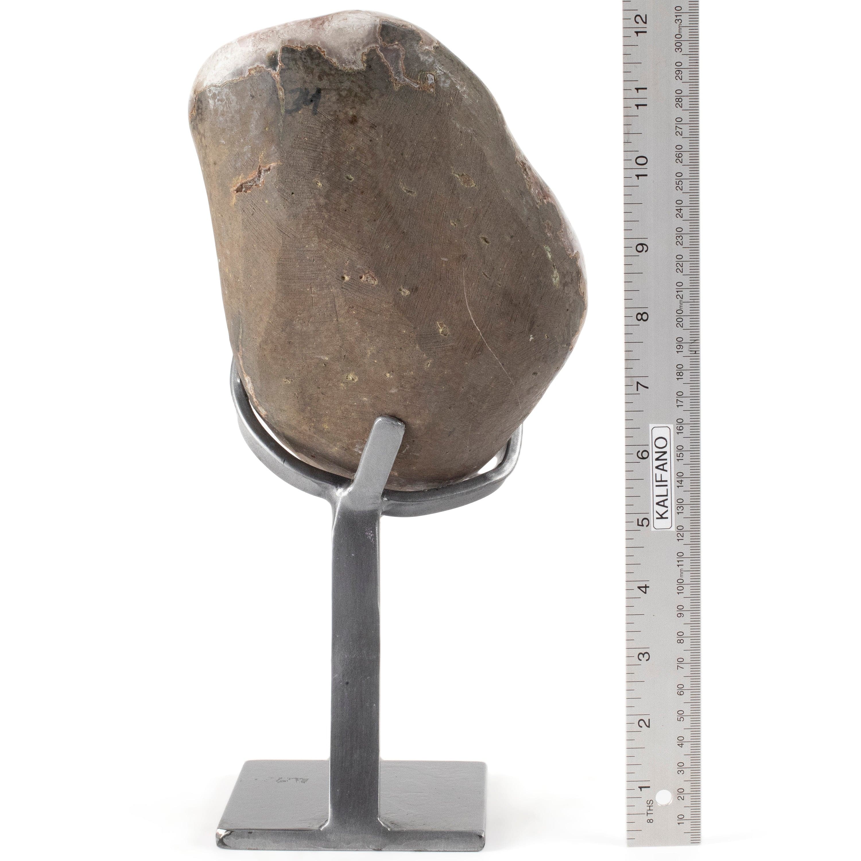 Kalifano Amethyst Uruguayan Amethyst Geode on Custom Stand - 8.7 lbs / 12.5 in. UAG4000.001