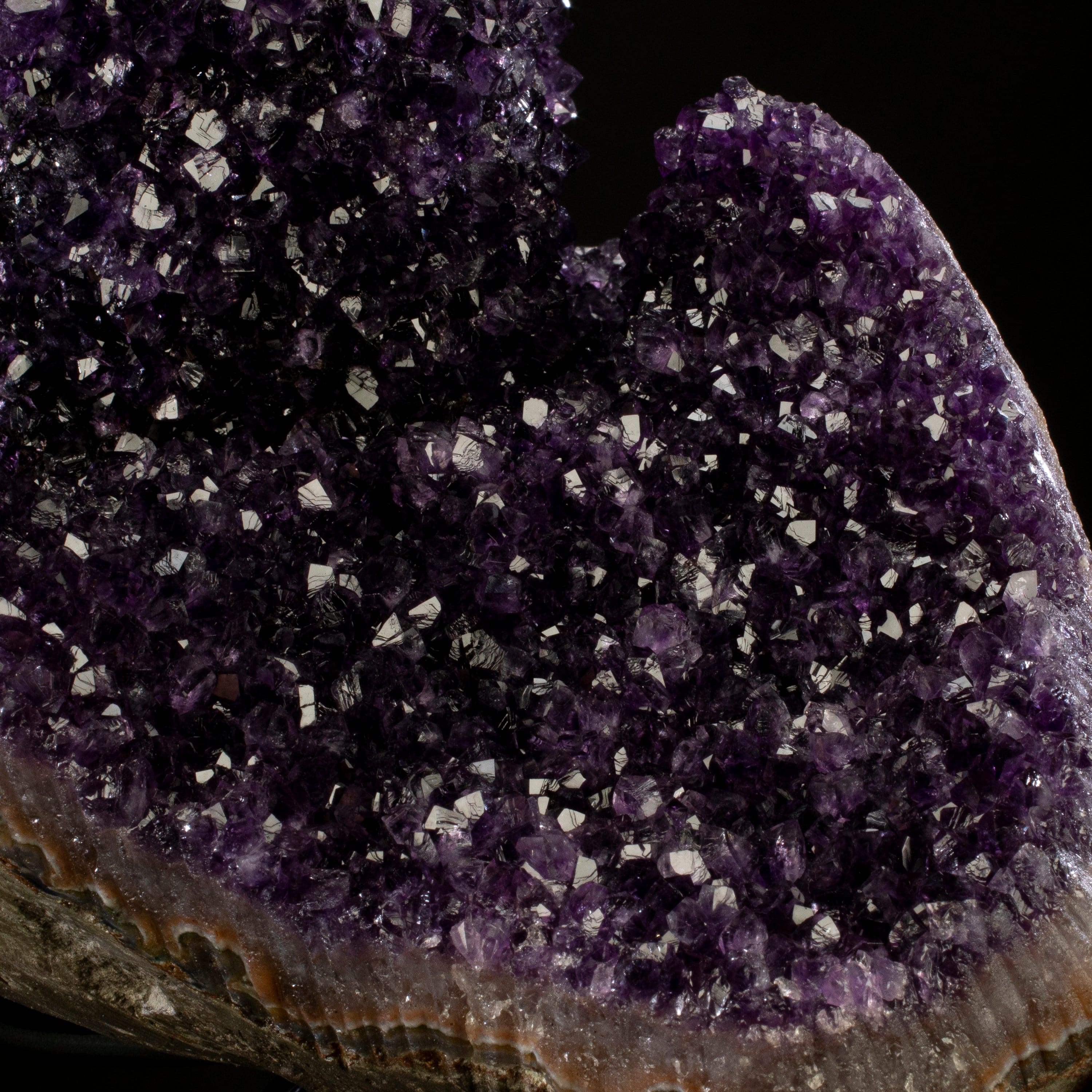 Large, Elongated Amethyst Geode small crystals from Uruguay– Victoria's  Jewels - Fine Jewelry in Corpus Christi