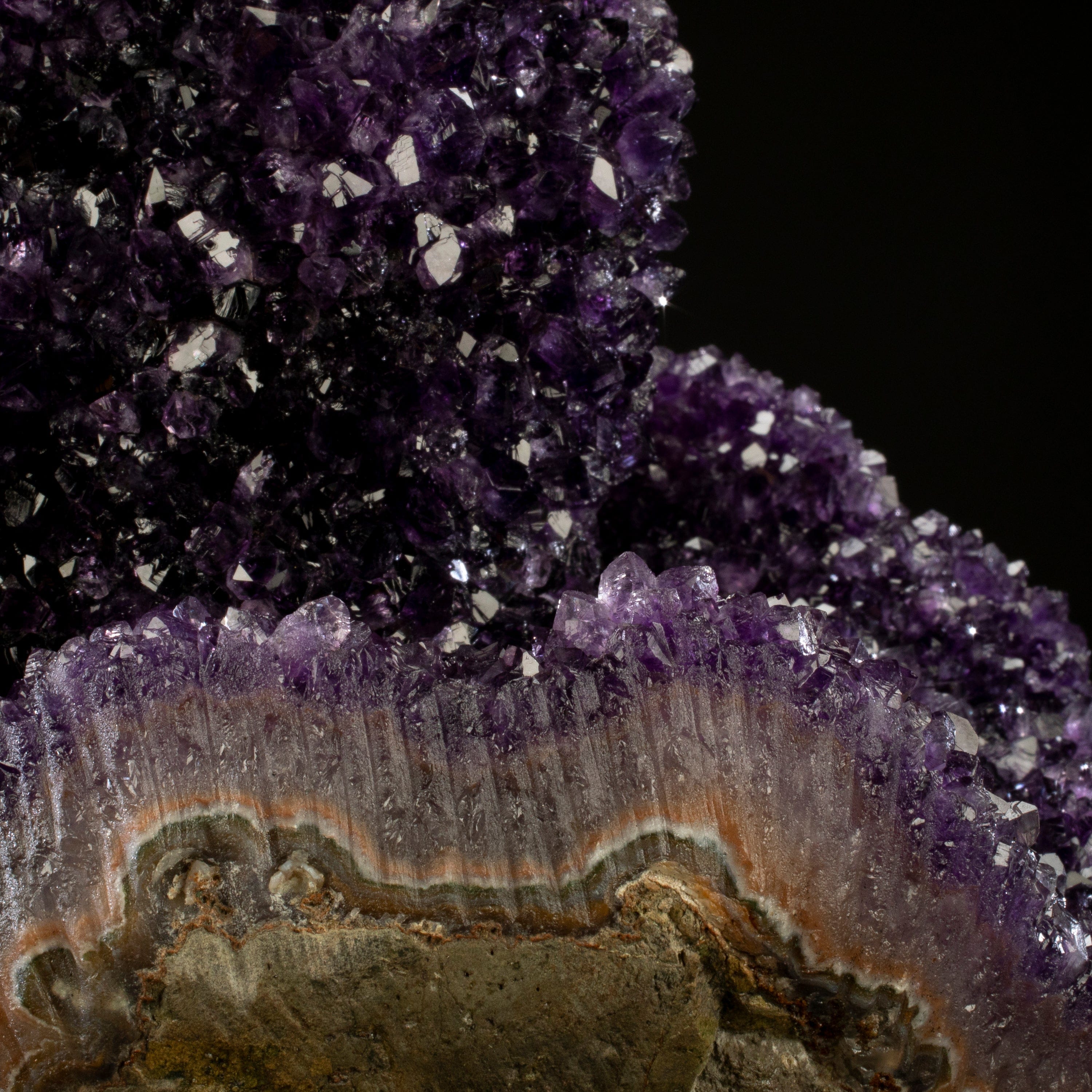 Large, Elongated Amethyst Geode small crystals from Uruguay– Victoria's  Jewels - Fine Jewelry in Corpus Christi
