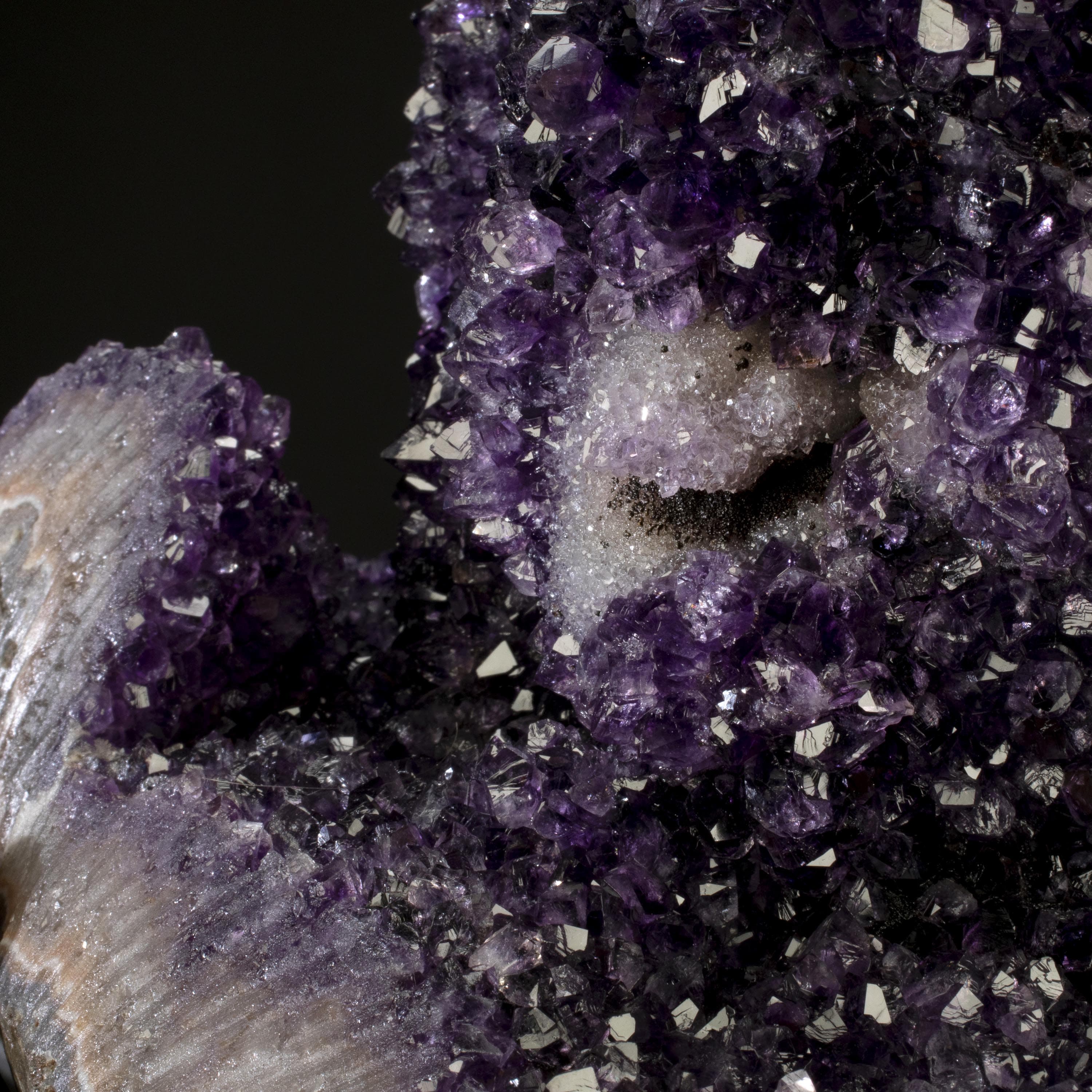 4.75 Sparkly, Purple Amethyst Geode - Uruguay (#276824) For Sale