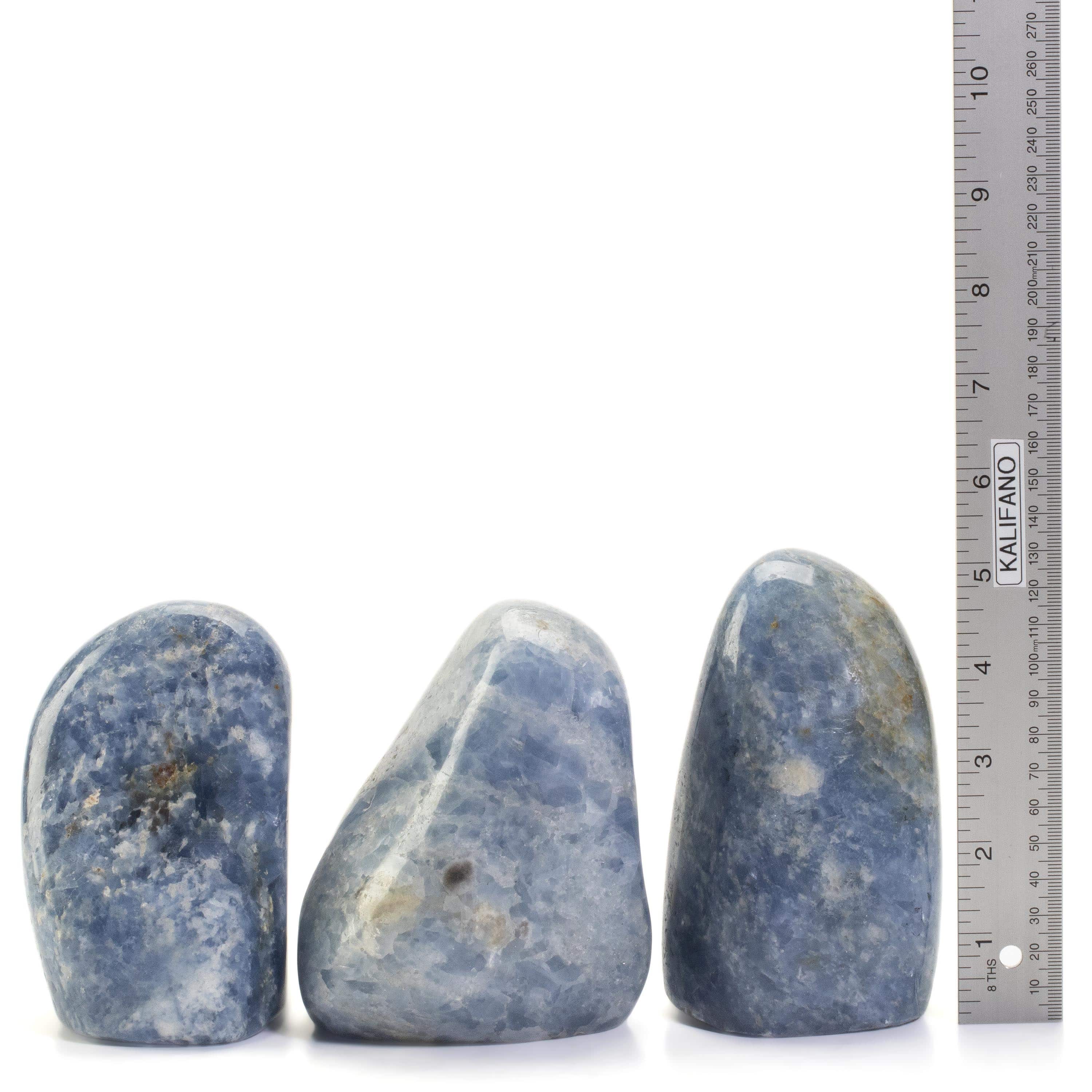 Kalifano Blue Calcite Blue Calcite Freeform Cut Base -5" / 1,275g CB700-BC