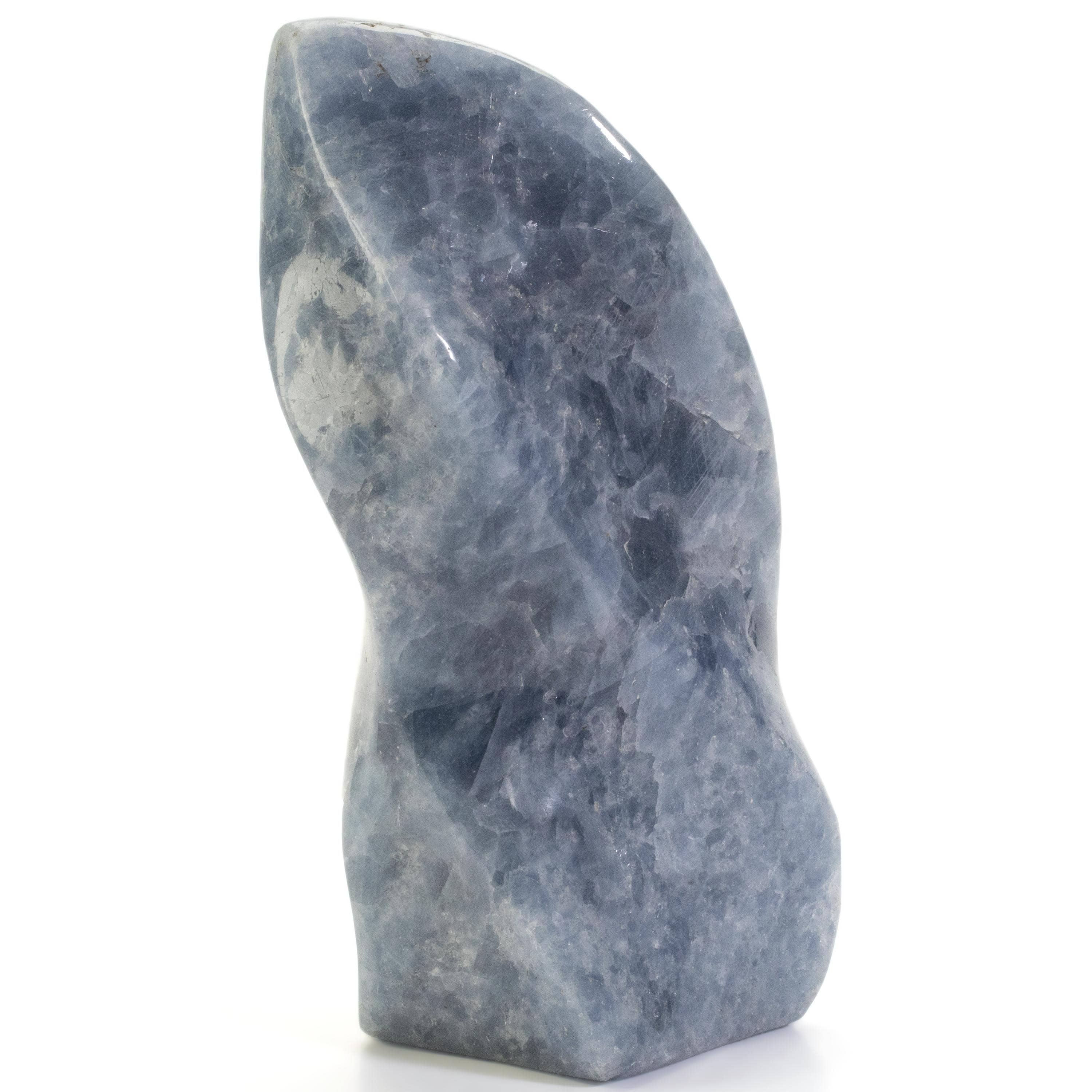 Kalifano Blue Calcite Blue Calcite Twist Flame - 6" / 1,275g CBF800-BC