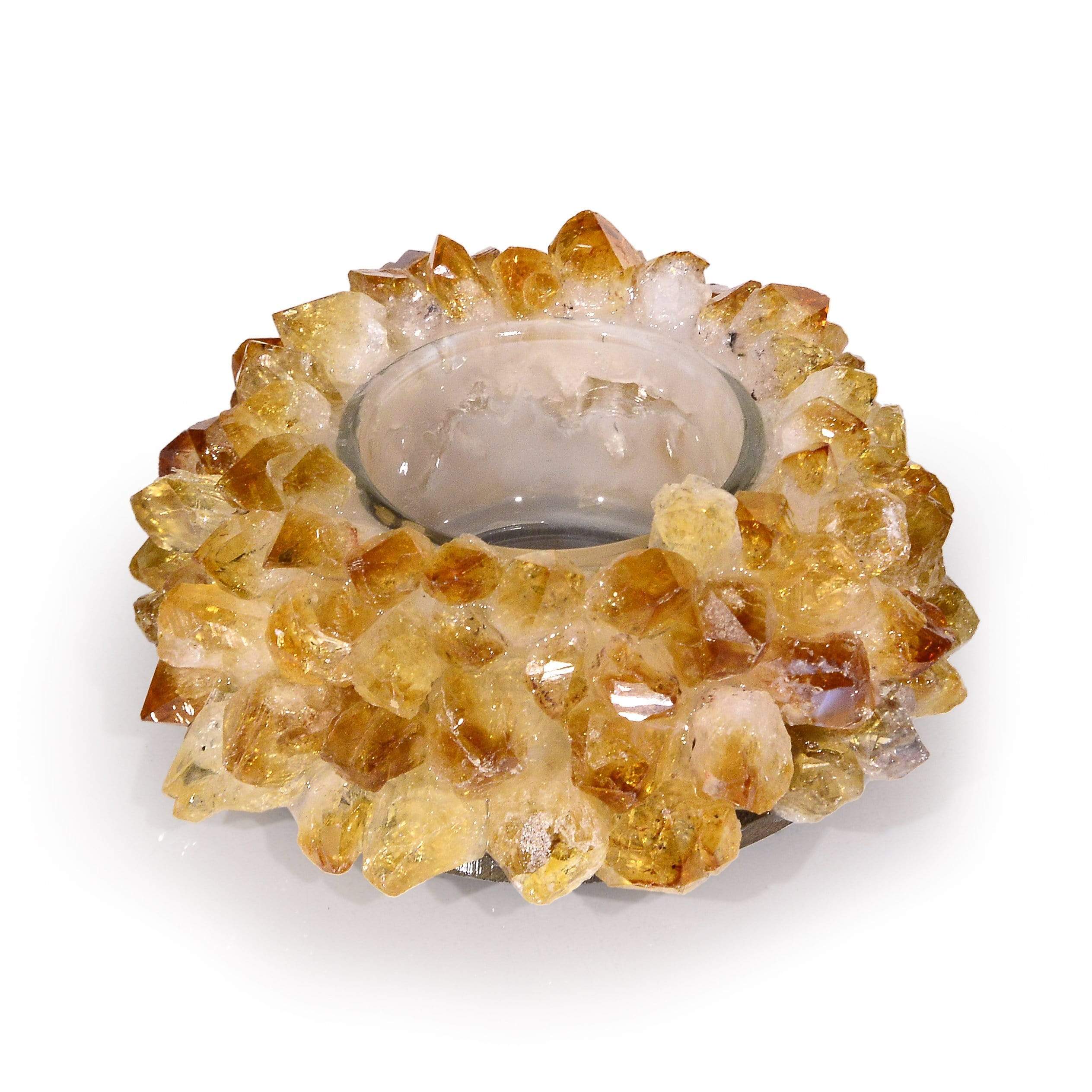 Citrine cheapest Cluster Tealight Candle Holder