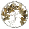 Labradorite Chakra Gemstone Tree of Life Necklace & Stainless Steel Chain