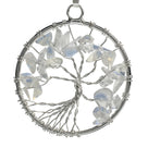 Moonstone Chakra Gemstone Tree Necklace & Stainless Steel Chain