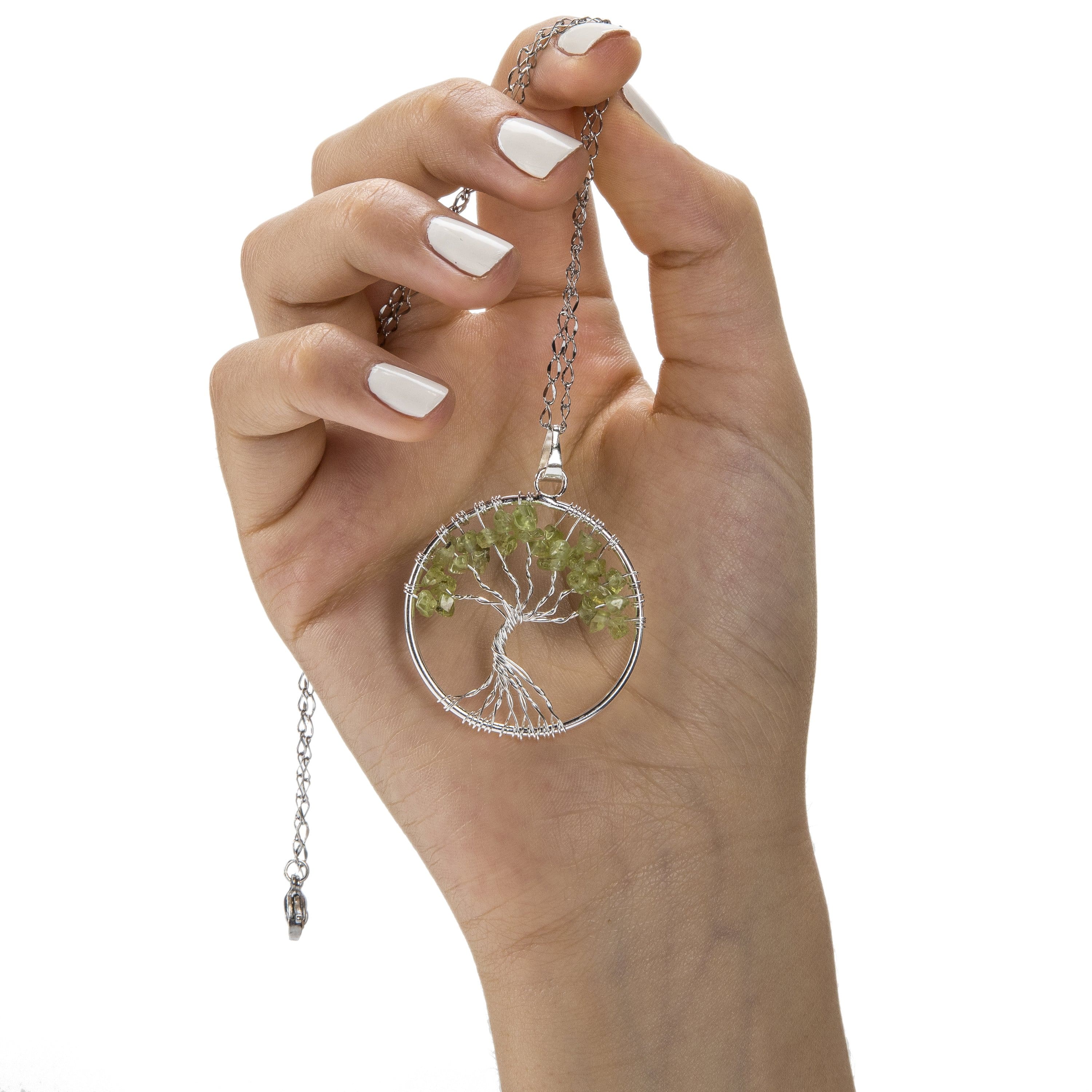 Chakra Wire Wrapped Tree of Life Pendant – Handmade Naturals Inc