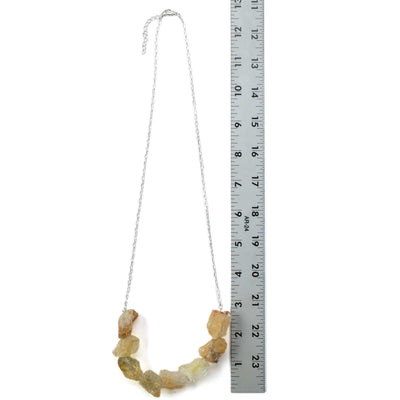 Kalifano Crystal Jewelry Rough Citrine Necklace CJN-2046-CT