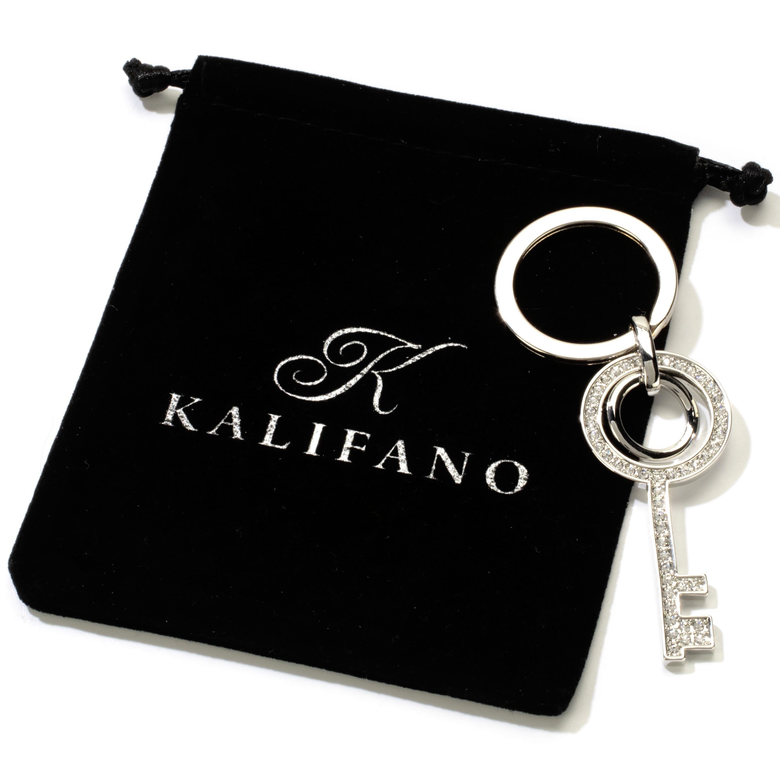 Kalifano Crystal Keychains Crystals Key Keychain made with Swarovski Crystals SKC-150
