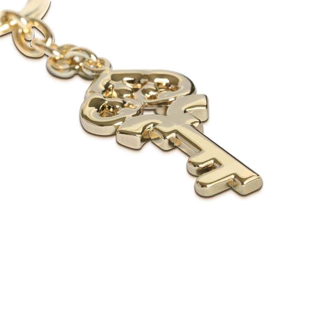 Kalifano Crystal Keychains Gold Crown Key Keychain made with Swarovski Crystals SKC-139