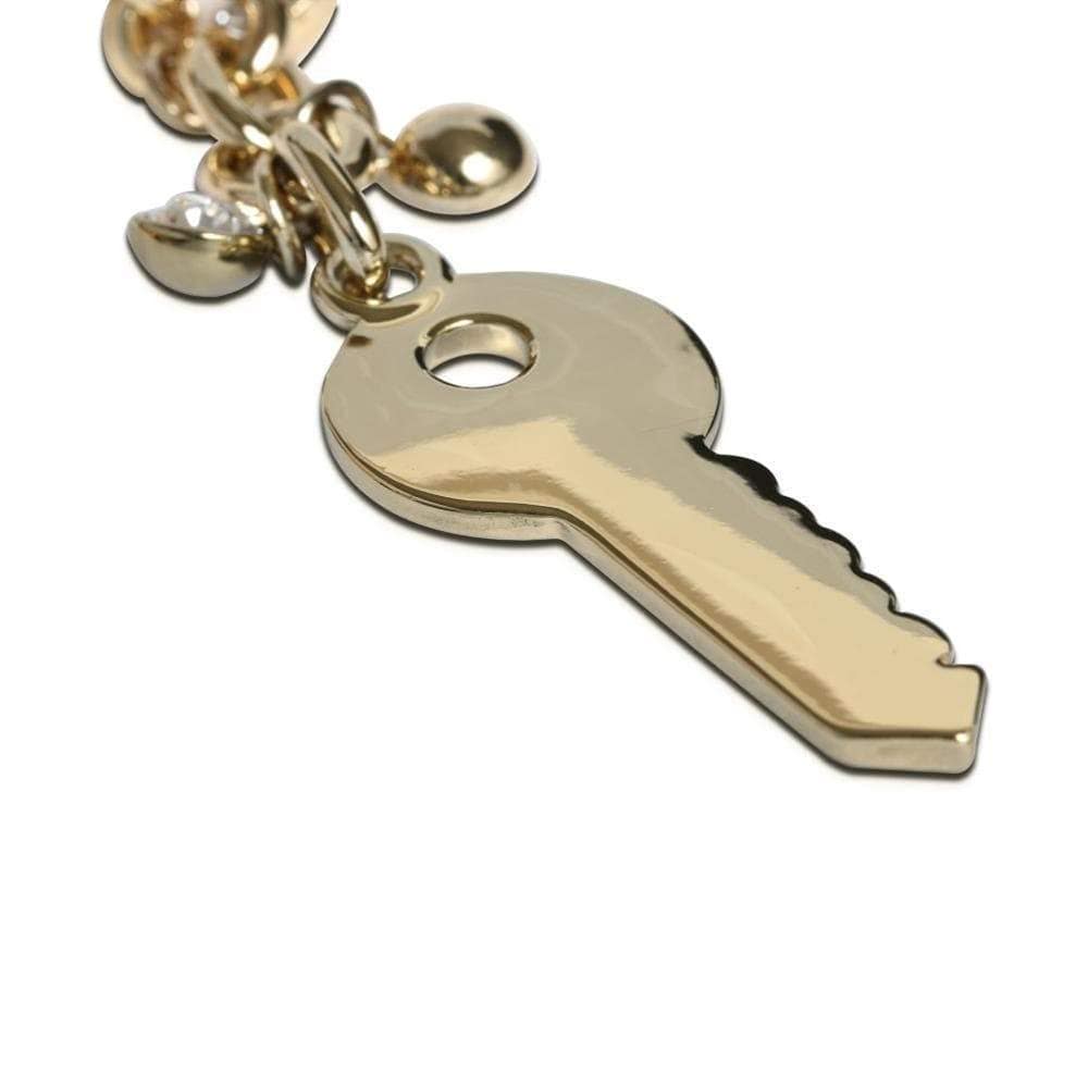 Kalifano Crystal Keychains Gold Key I Keychain made with Swarovski Crystals SKC-161