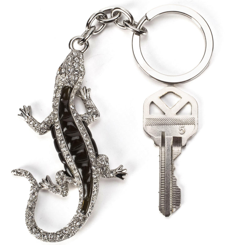 Kalifano Crystal Keychains Lizard Keychain made with Swarovski Crystals SKC-038