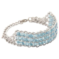 FCB-A - Fabulous Crystal Bracelet - Aquamarine Main Image