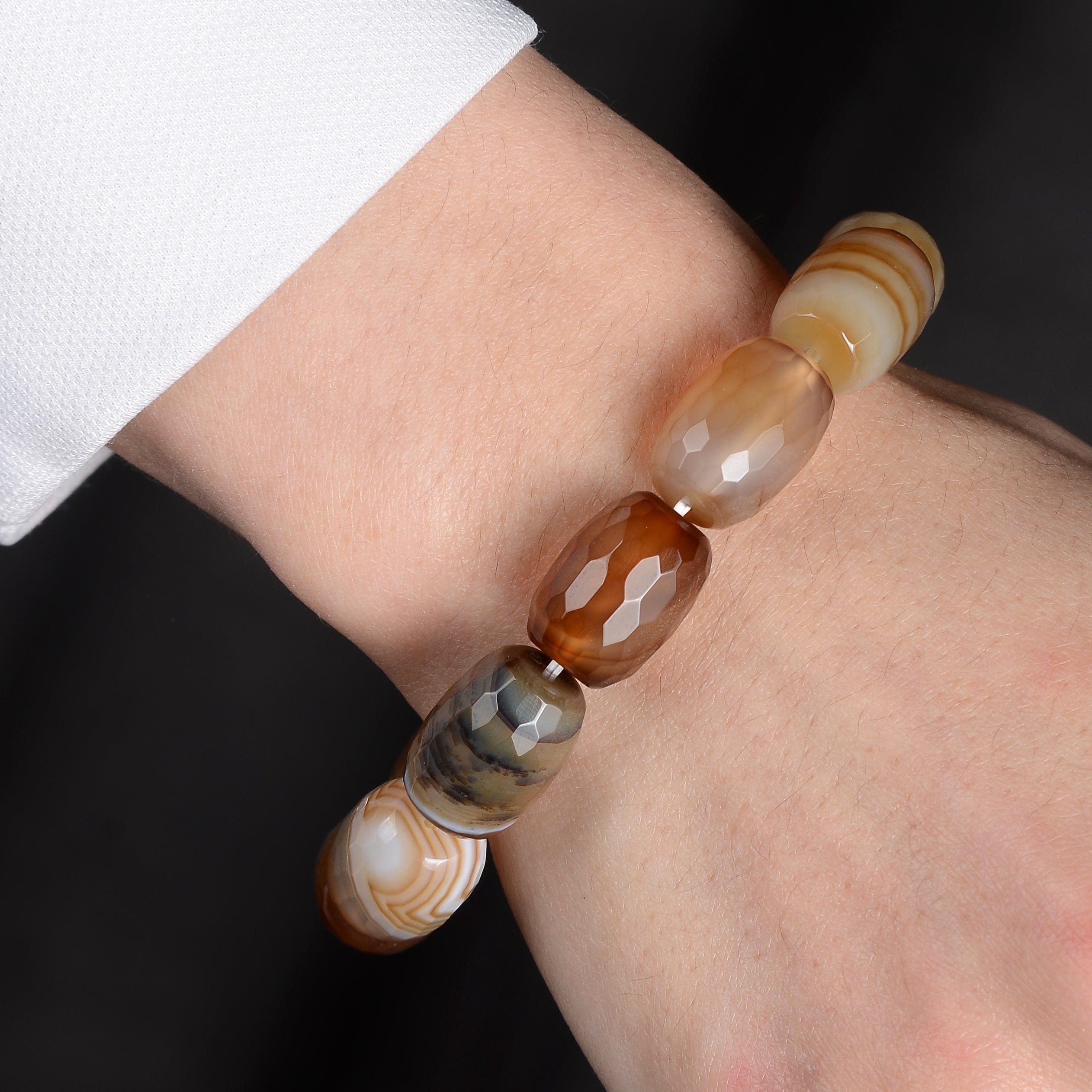 Mini Energy Gemstone Bracelets Natural Stone Beaded Strand - Temu