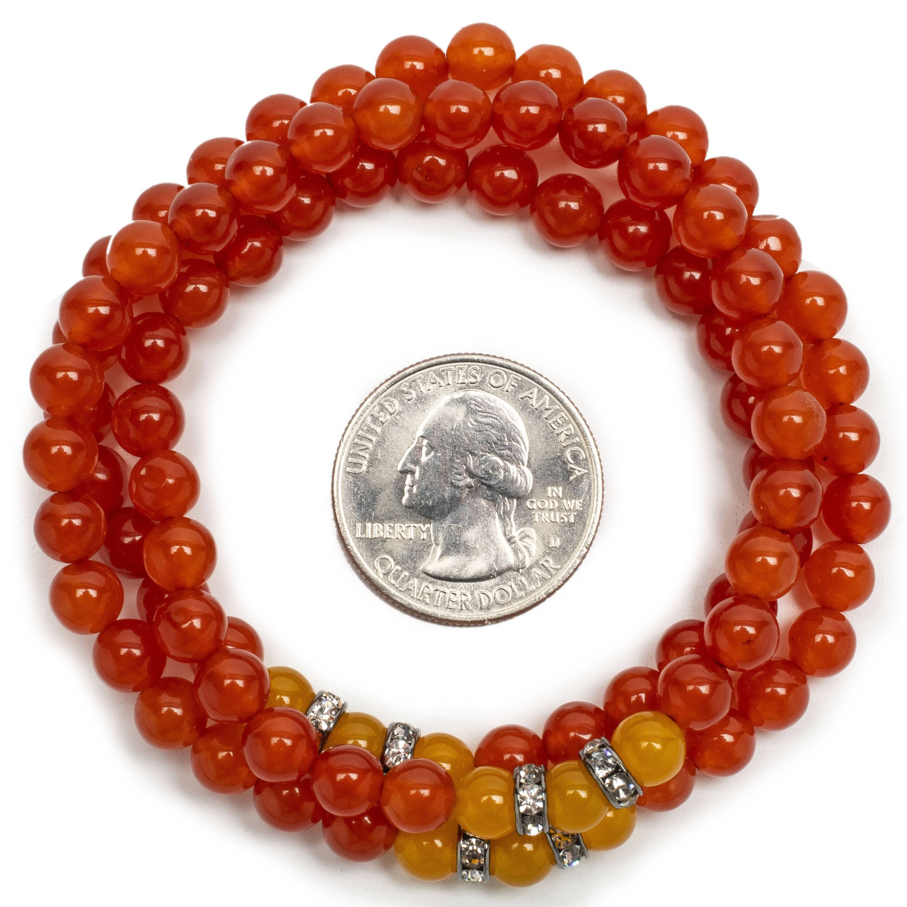 Red 2024 agate beads