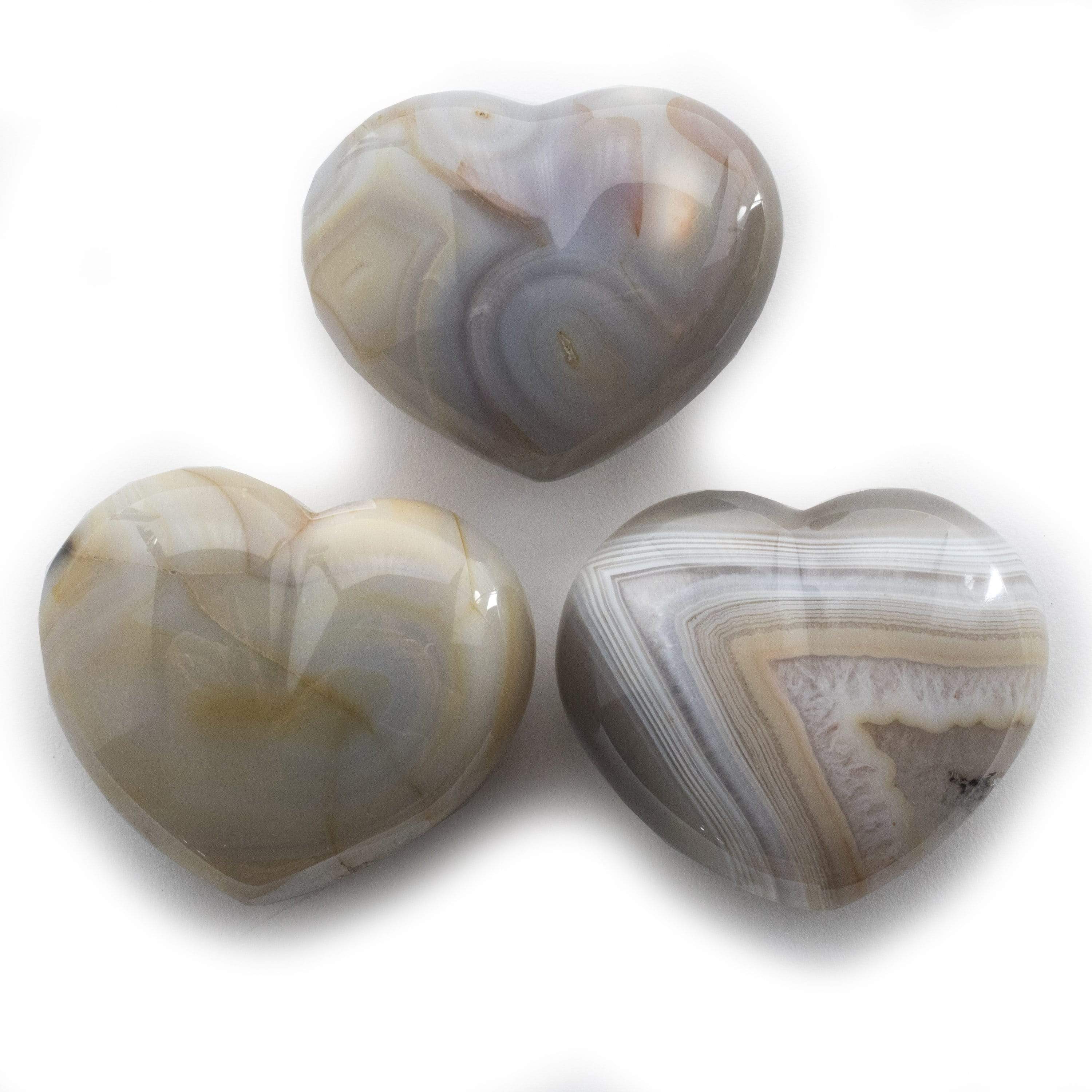 Kalifano Gemstone Carvings Agate Gemstone Heart Carving GC-HR-AGATE