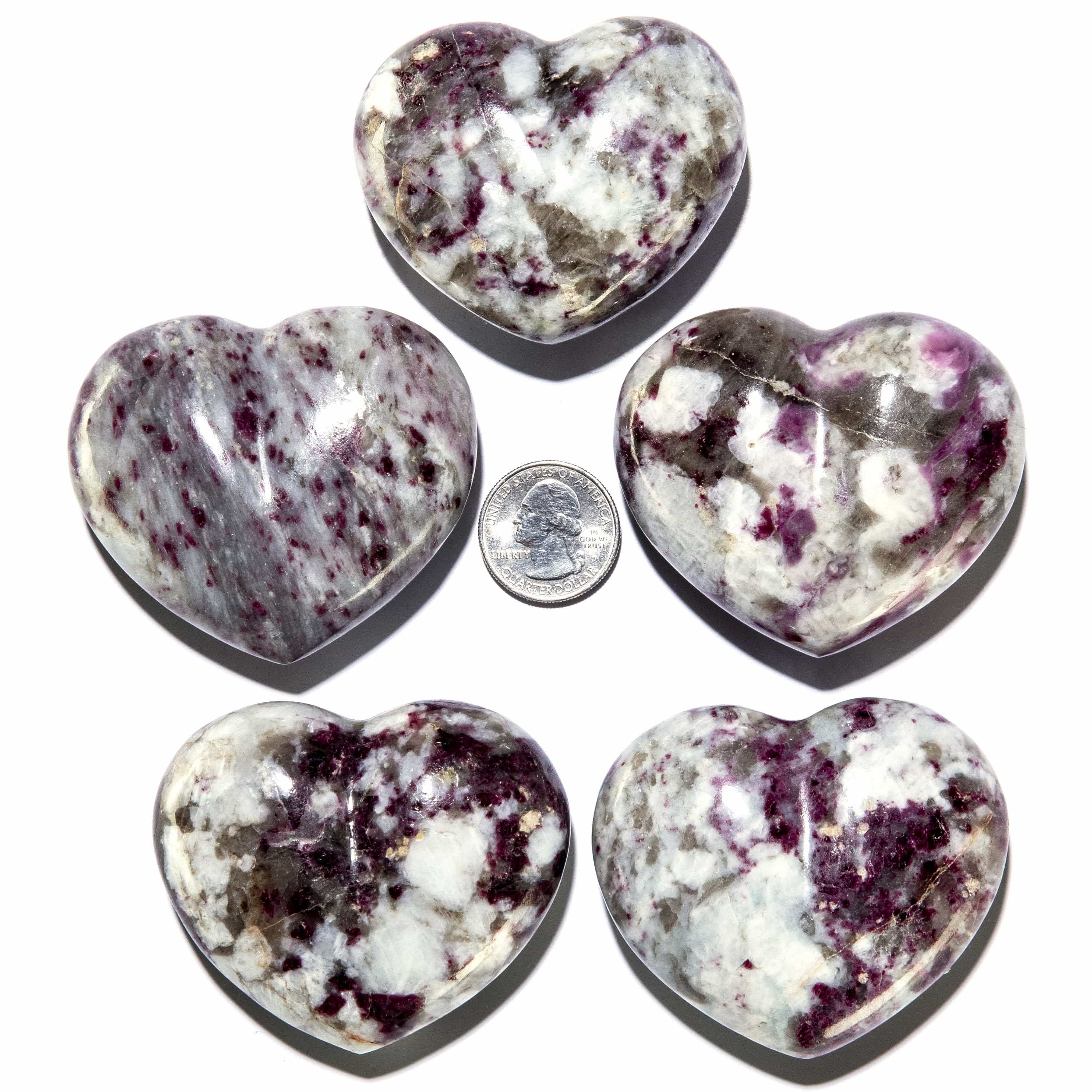 Kalifano Gemstone Carvings Tourmaline Gemstone Heart Carving GC-HR-TOURMALINE