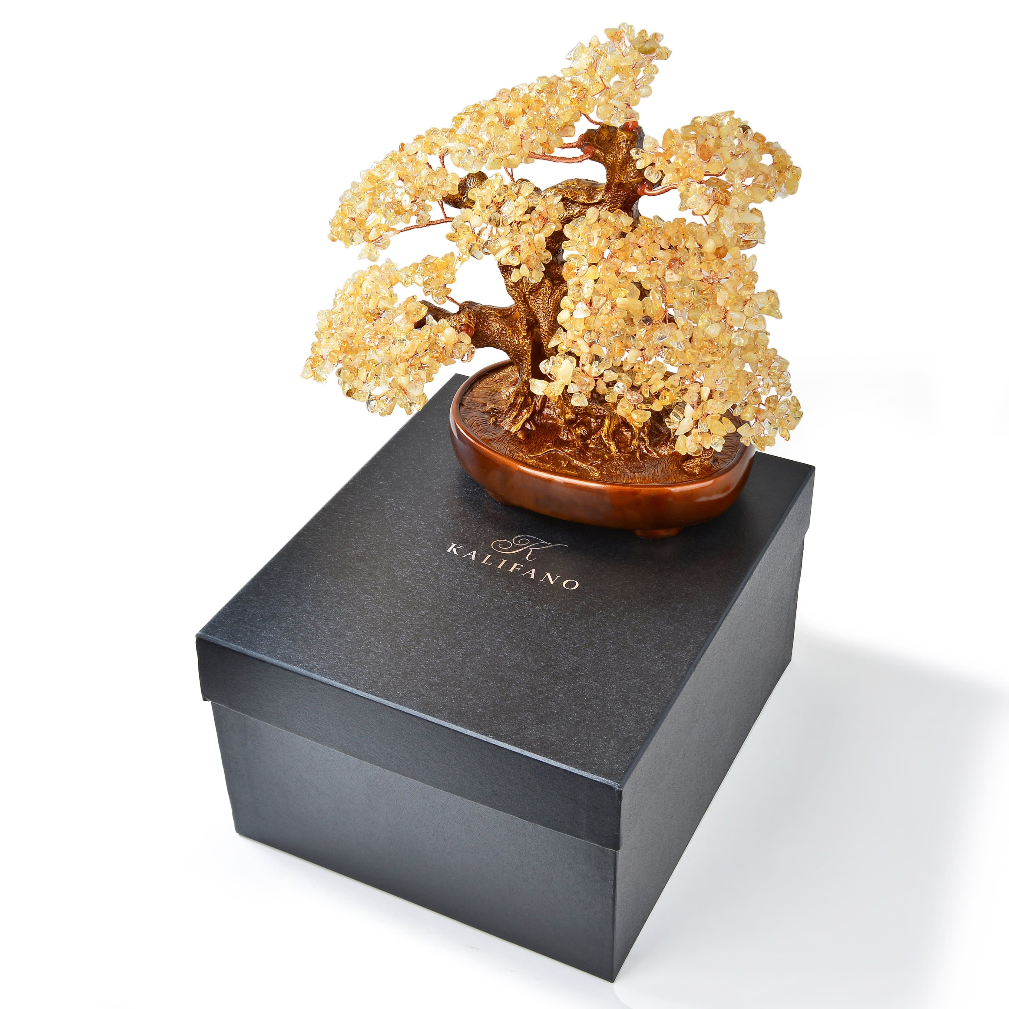 Chakra Healing Citrine Gemstone Tree on Citrine Matrix hot Base