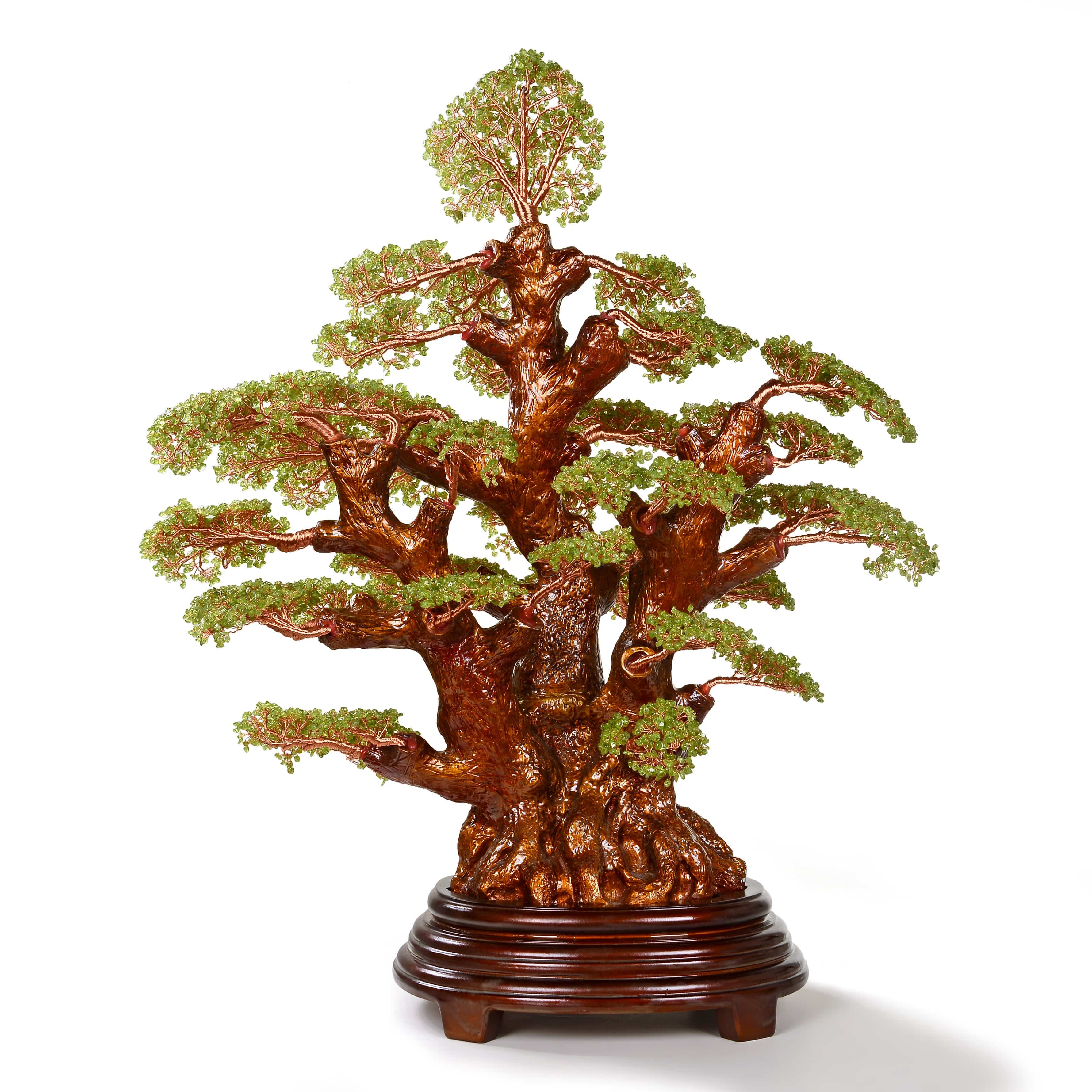 Kalifano Gemstone Trees K93200-PR - Peridot Tree of Life K93200-PR
