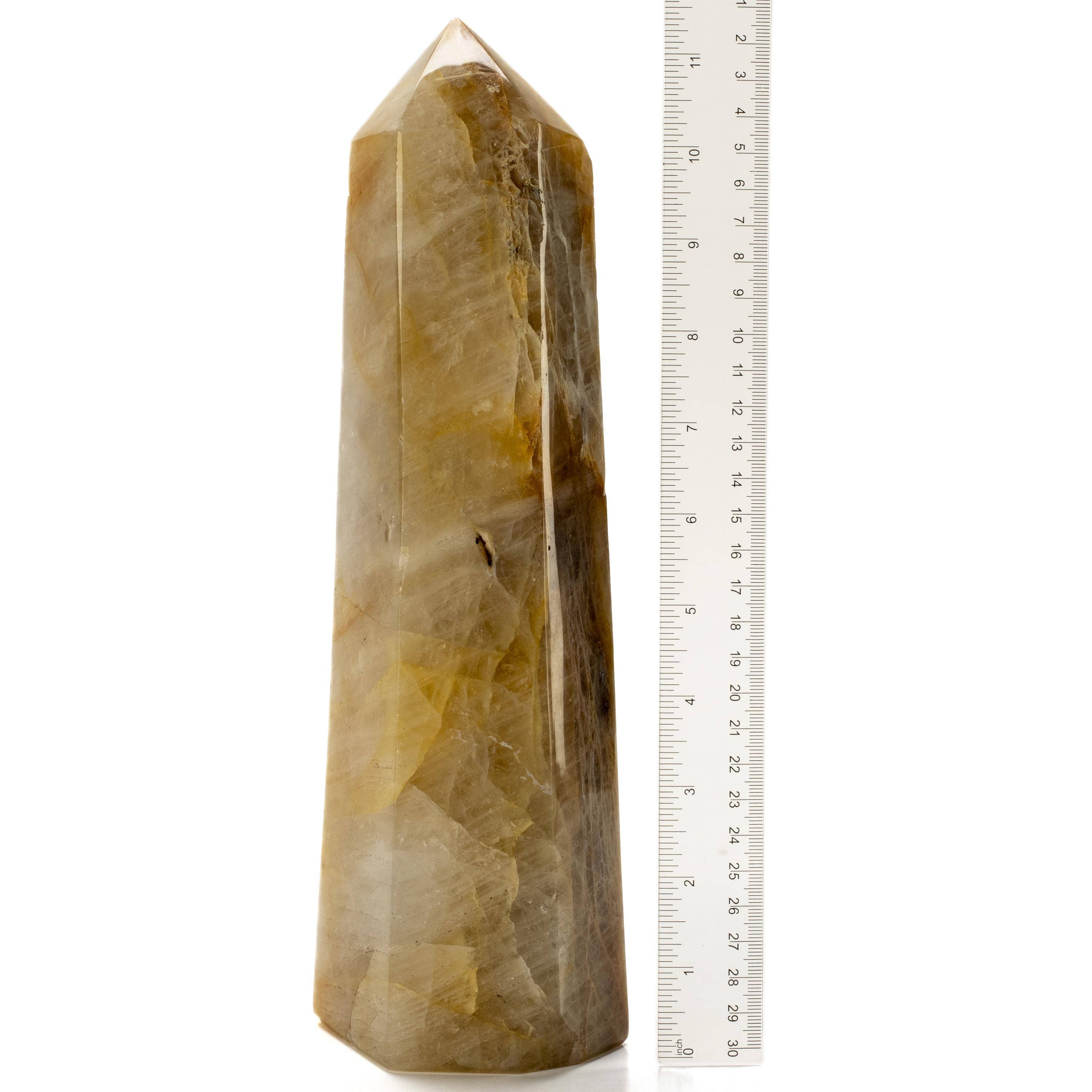 Kalifano Golden Healer Golden Healer ( Hematoid Quartz) Obelisk - 12" / 3,510g OB2700-HQ.001
